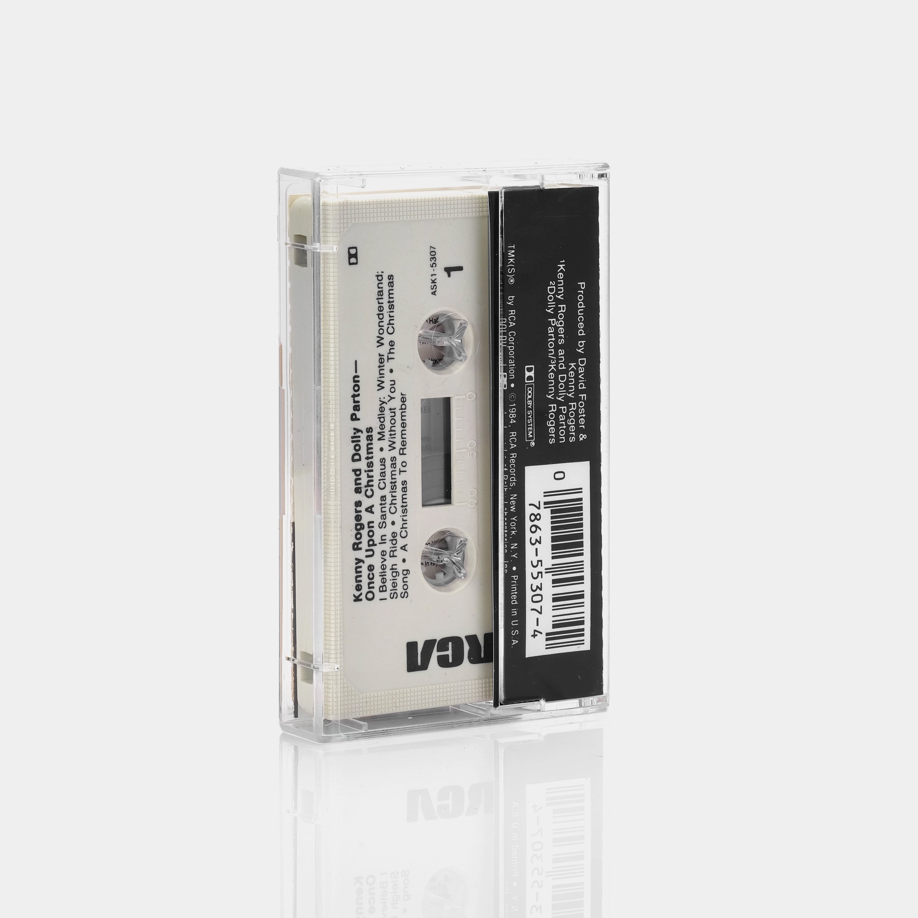 Kenny Rogers & Dolly Parton - Once Upon A Christmas Cassette Tape