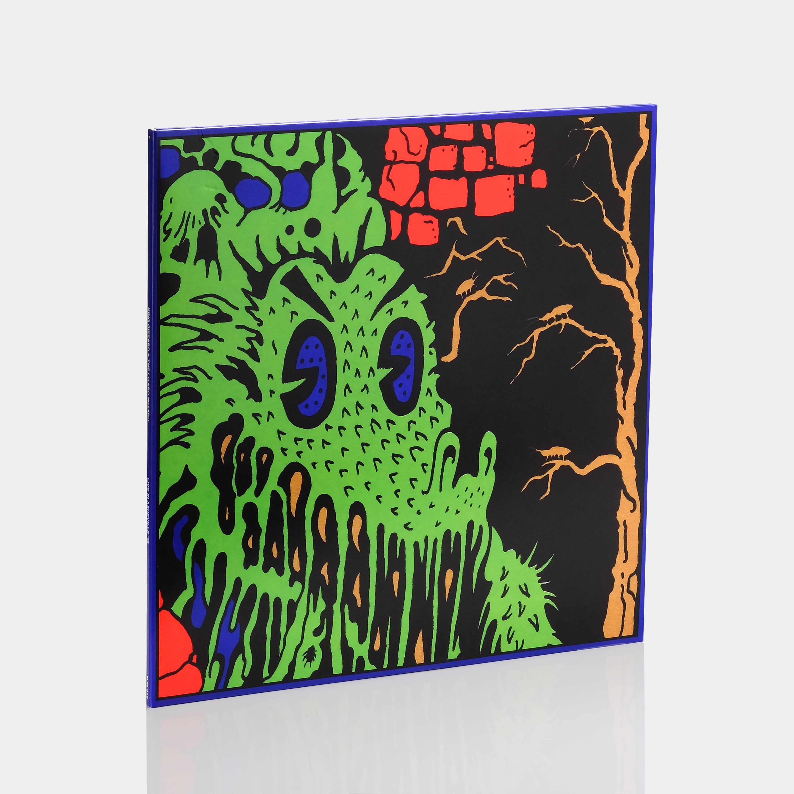 King Gizzard & The Lizard Wizard - Live In Asheville '19 2xLP Kelly Green & Blue Galaxy Vinyl Record