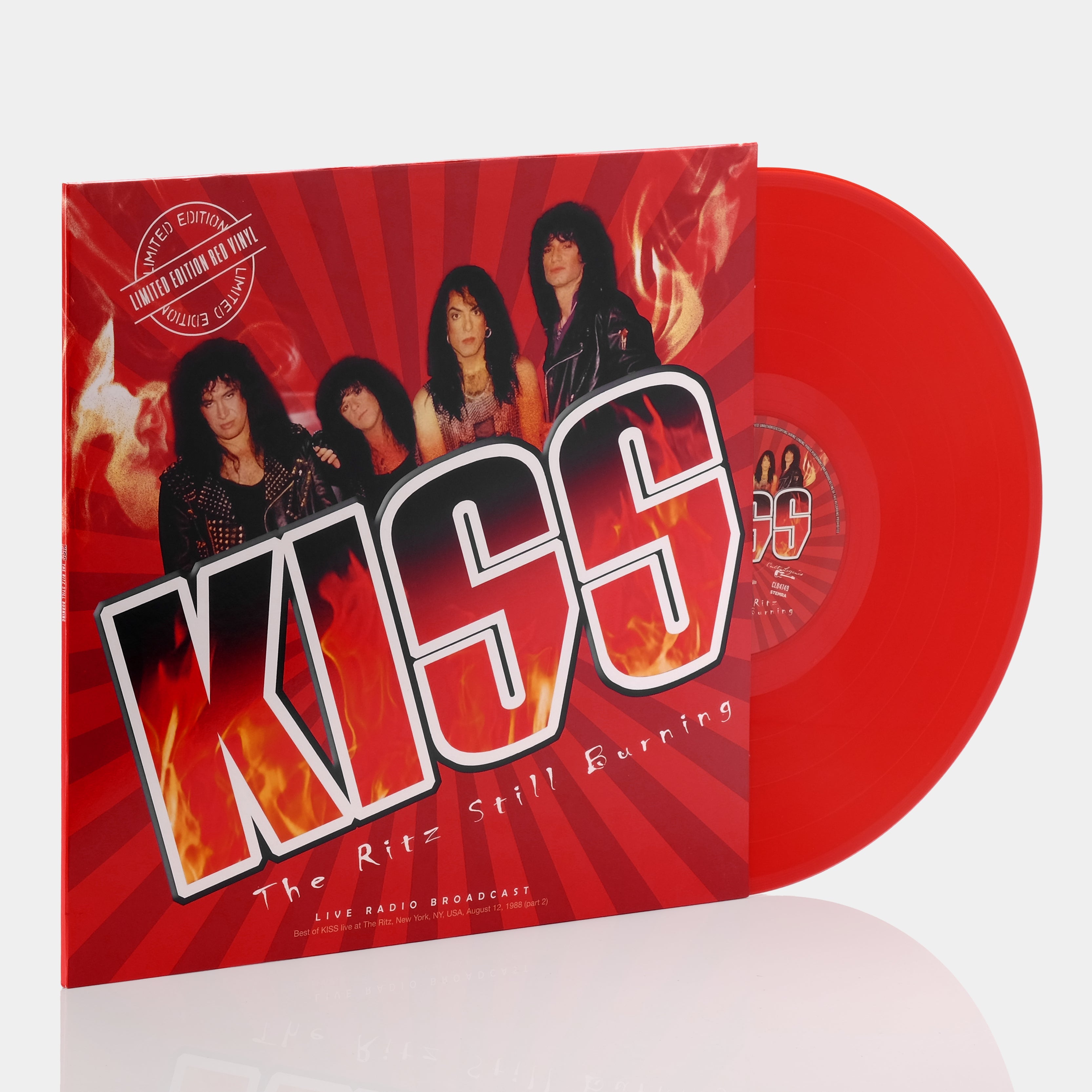 KISS - The Ritz Still Burning LP Red Vinyl Record