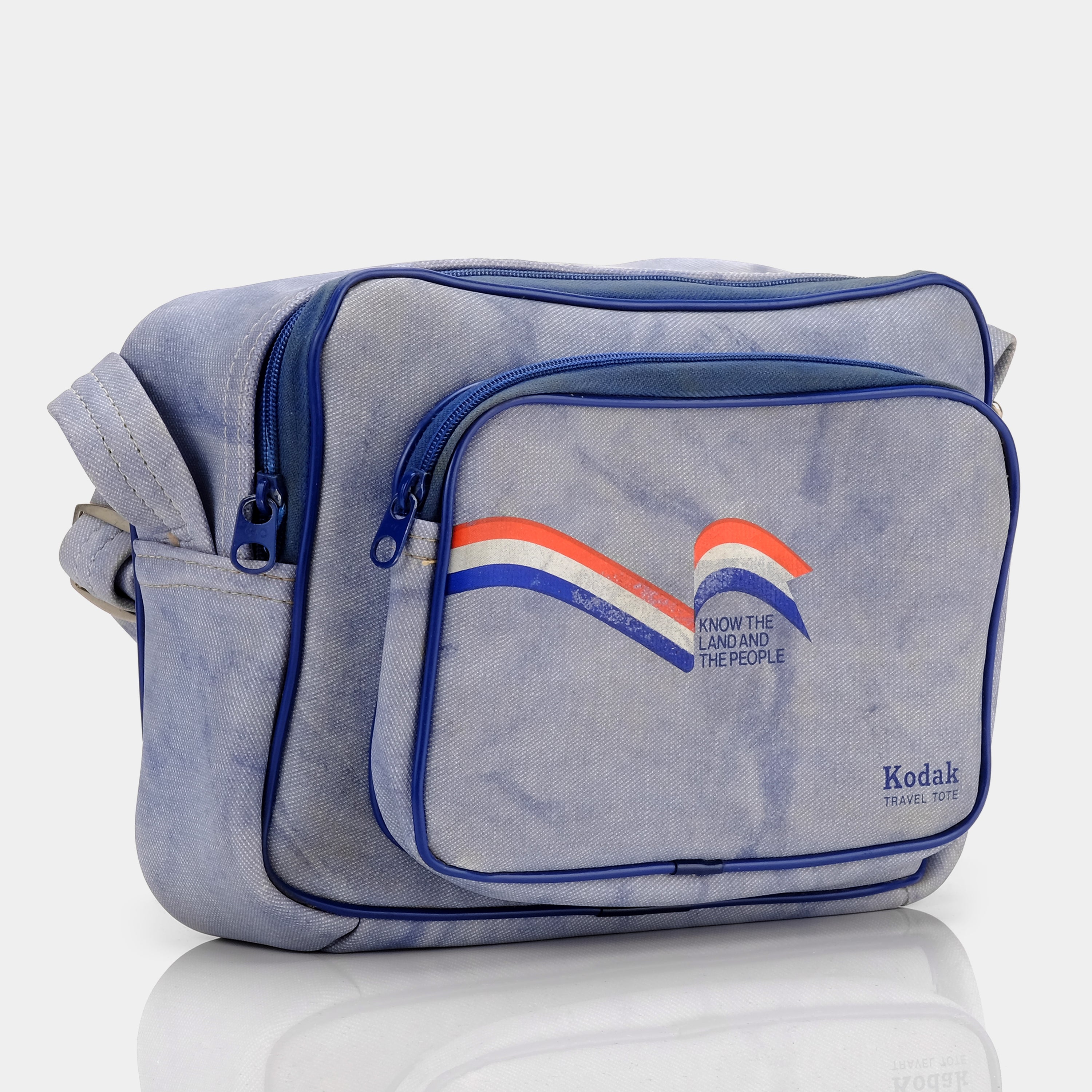 Kodak Blue Vinyl Camera Bag