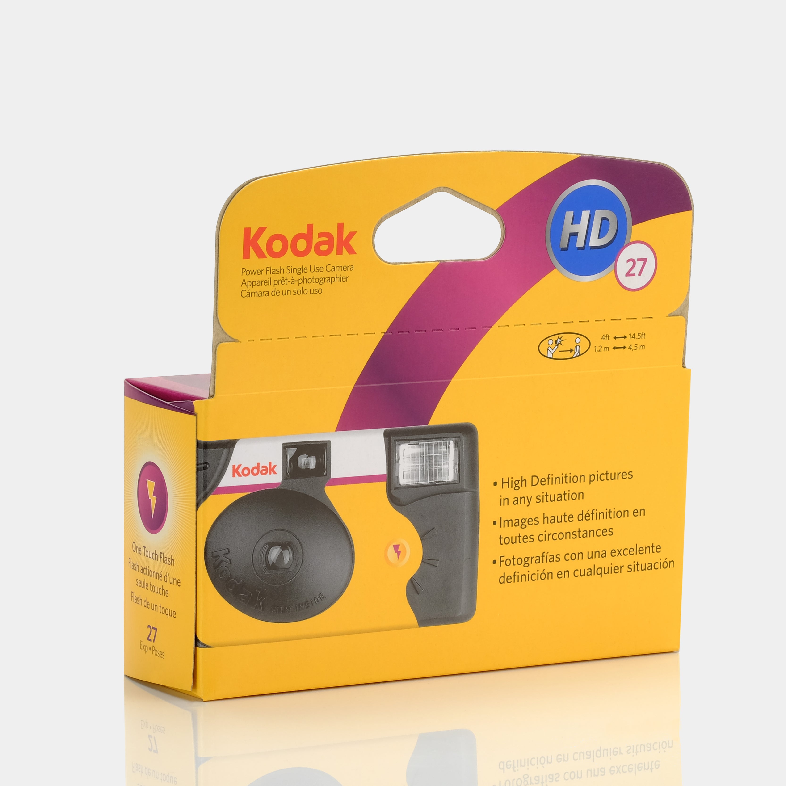 Kodak HD Power Flash Disposable 35mm Film Camera (27 Exposures)