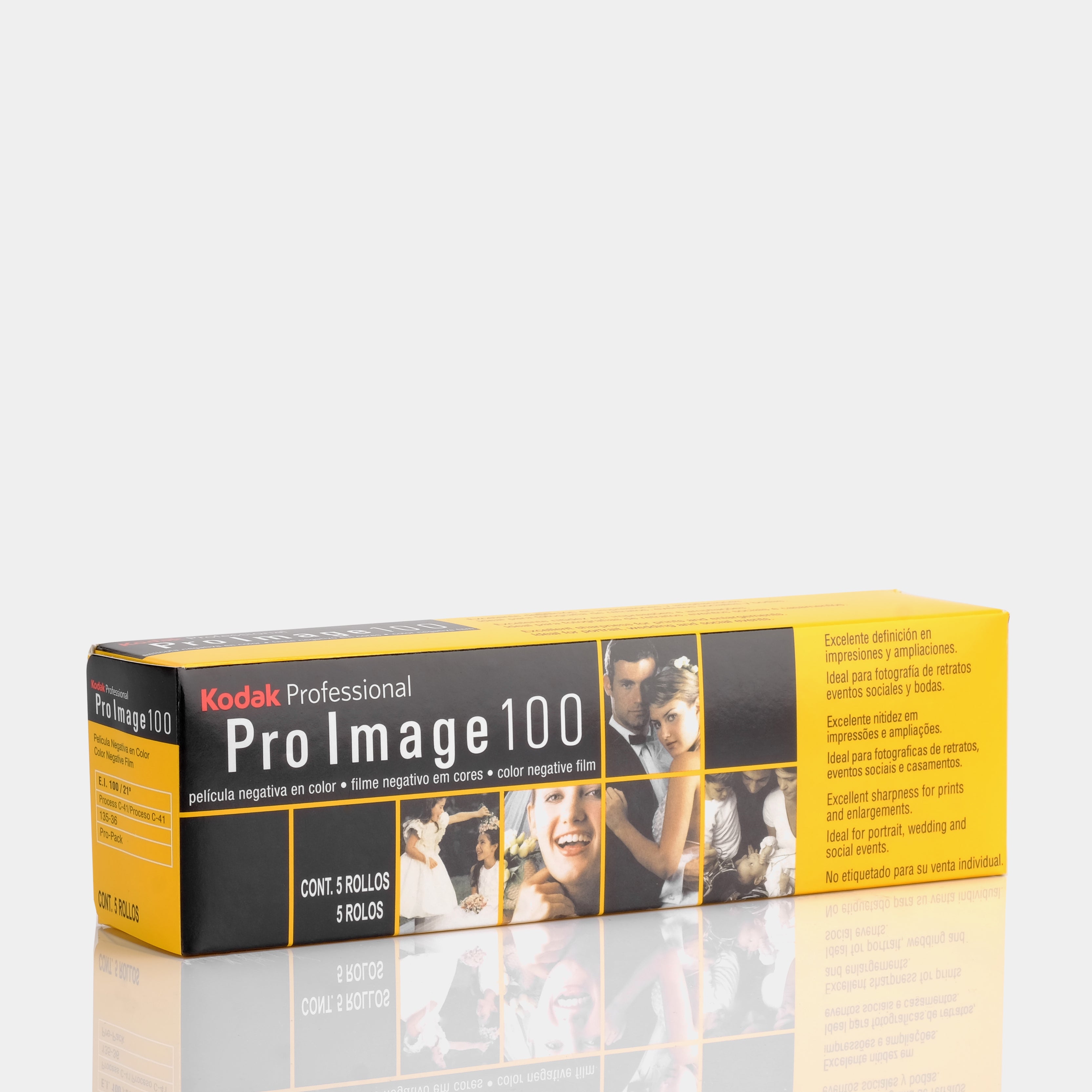 Kodak Pro Image 100 Color 35mm Film - 5 Pack