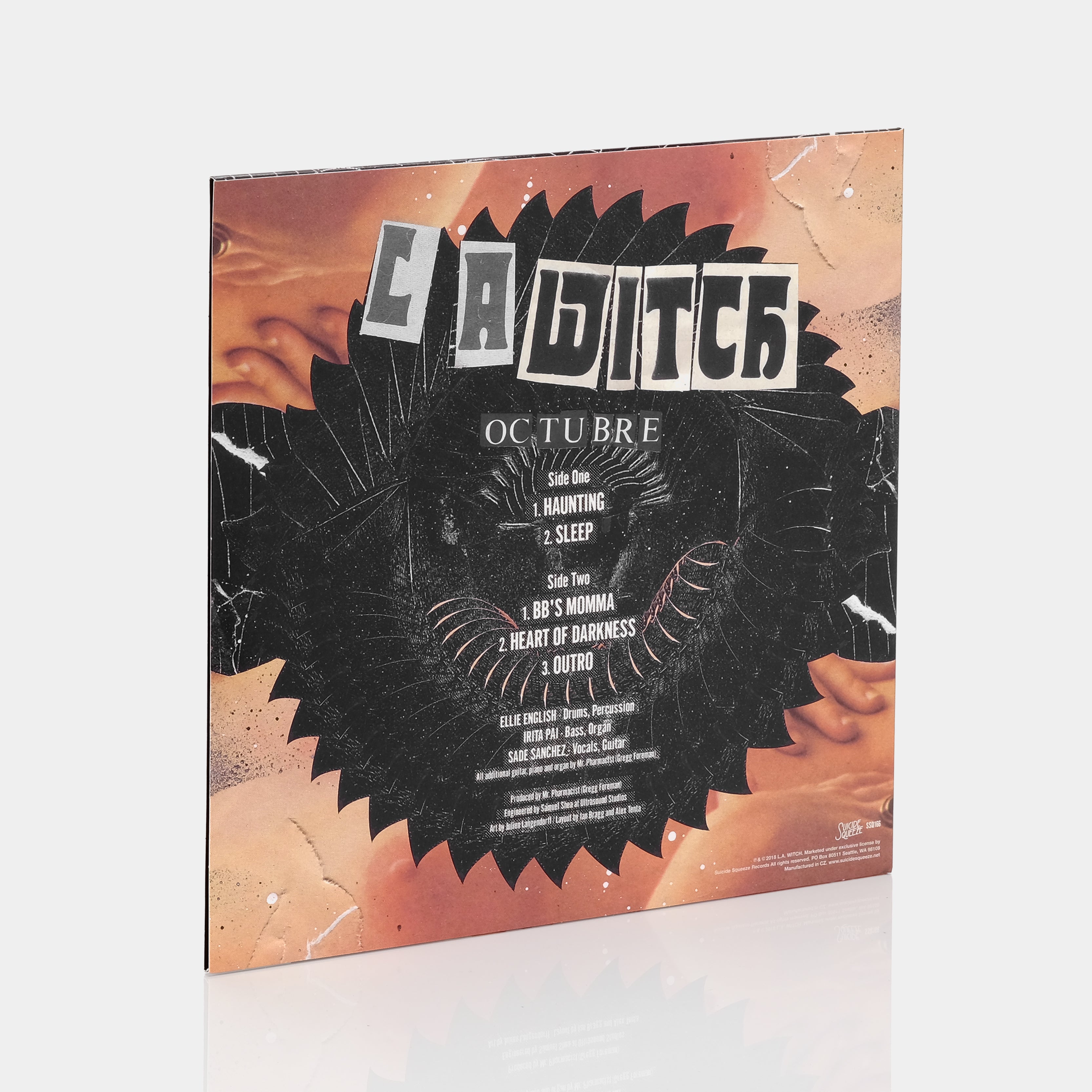 L.A. Witch - Octubre LP Orange & Black Splatter Vinyl Record