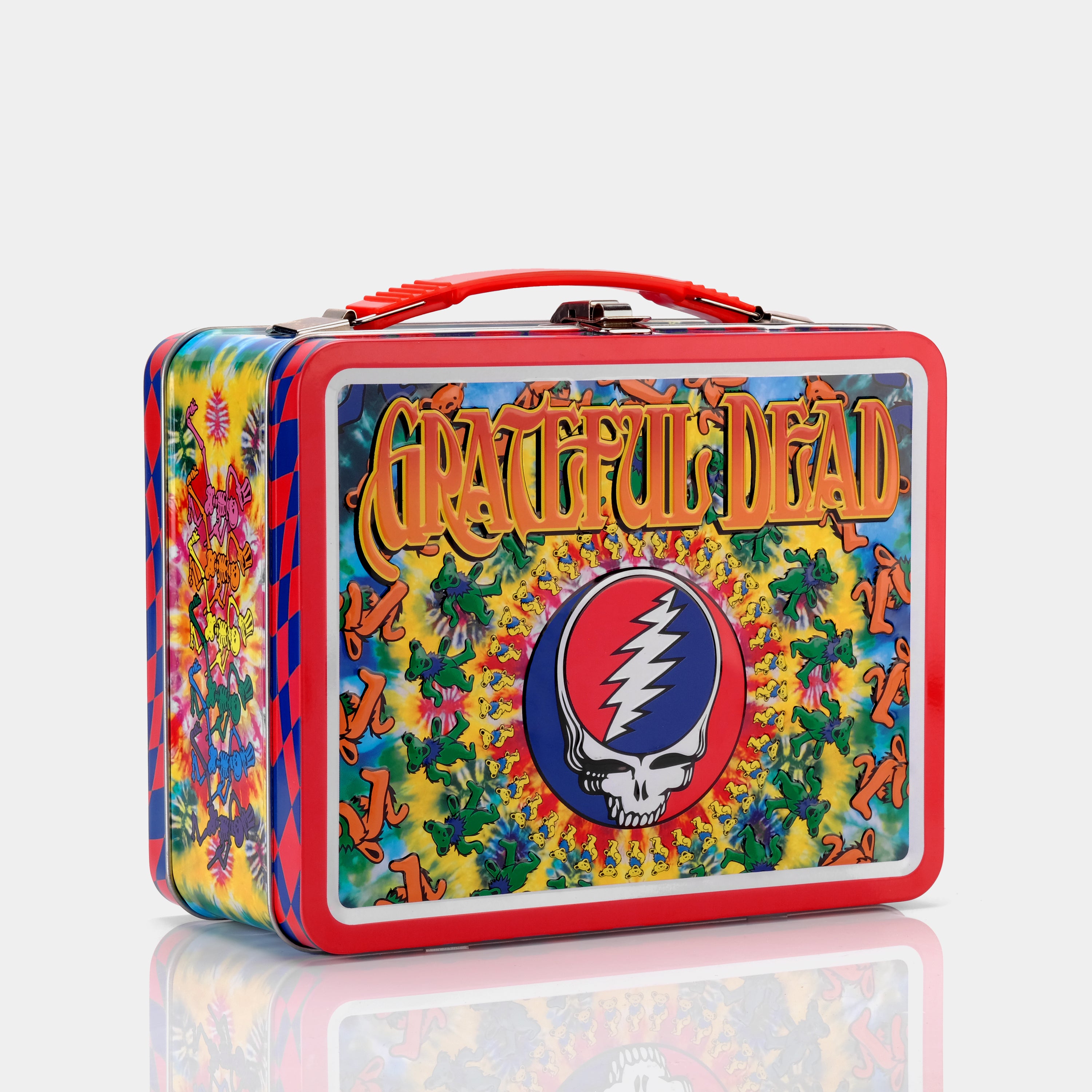 Grateful Dead Steal Your Face (Skull and Roses) Vintage-Inspired Tin Lunchbox