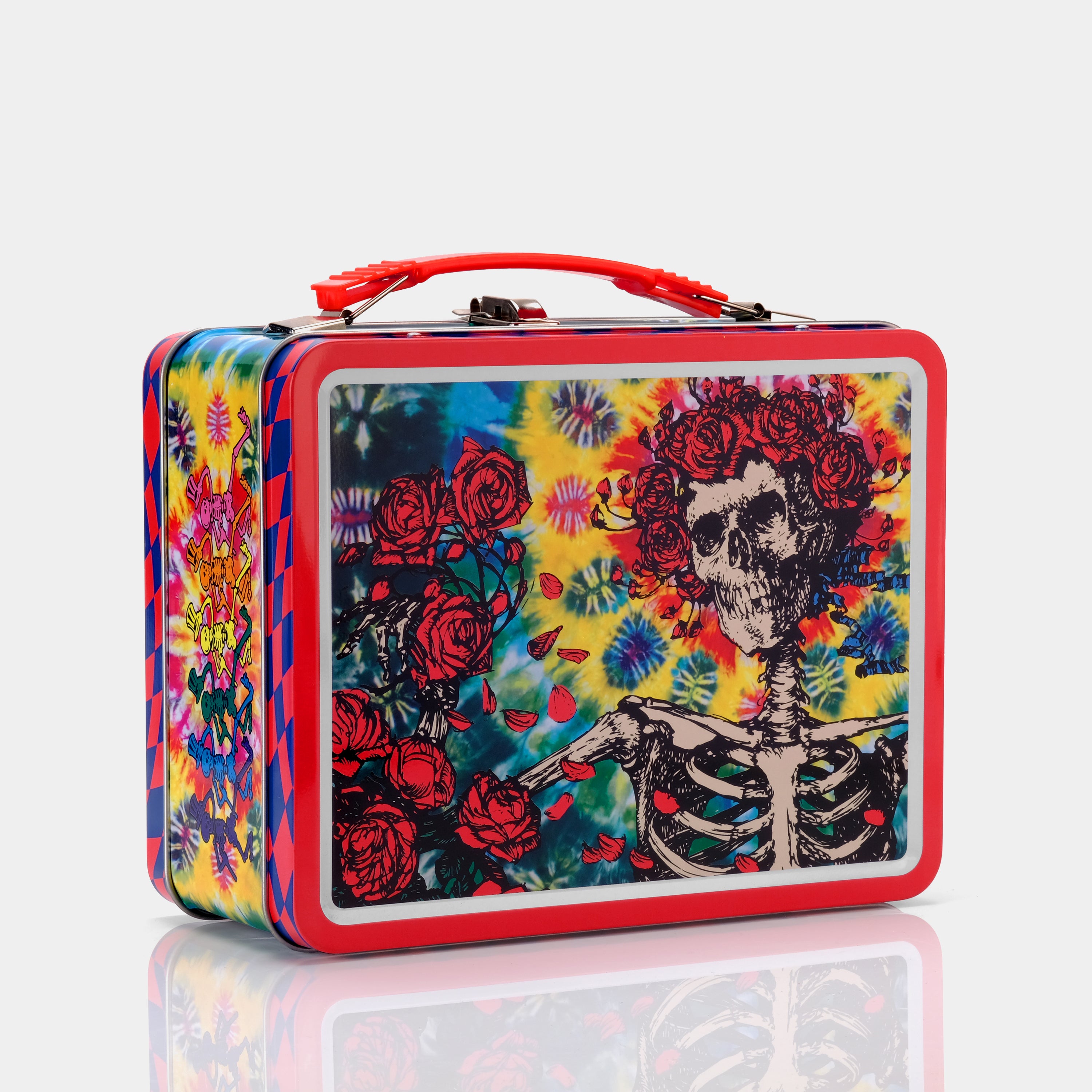 Grateful Dead Steal Your Face (Skull and Roses) Vintage-Inspired Tin Lunchbox
