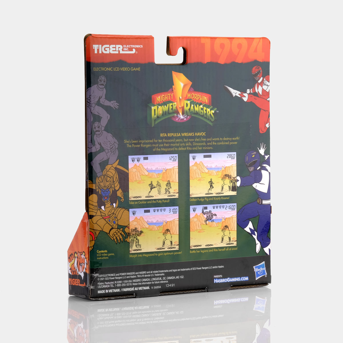 Mighty Morphin Power Rangers Handheld Video Game – Retrospekt