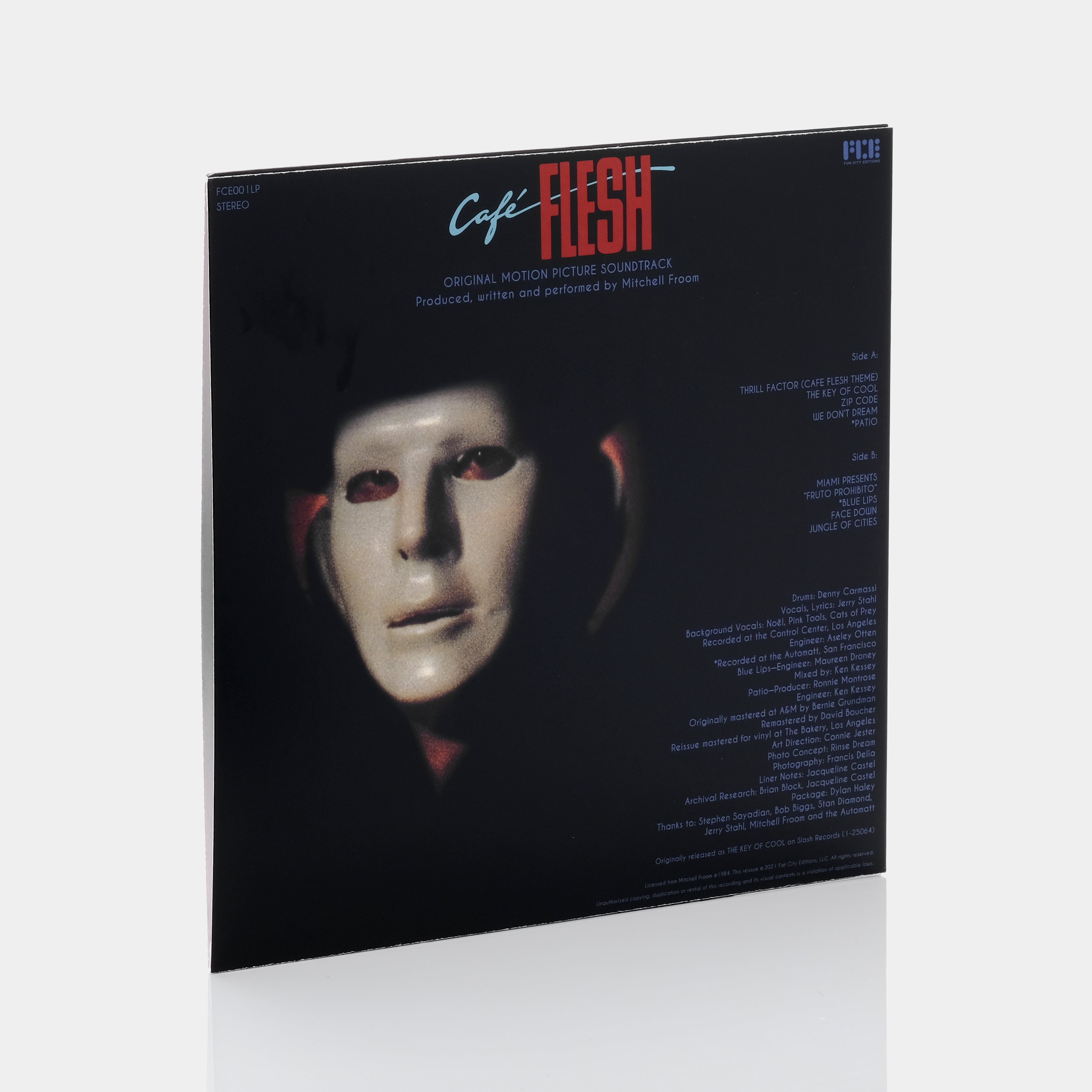 Mitchell Froom - Cafe Flesh (Original Motion Picture Soundtrack) LP Vinyl Record