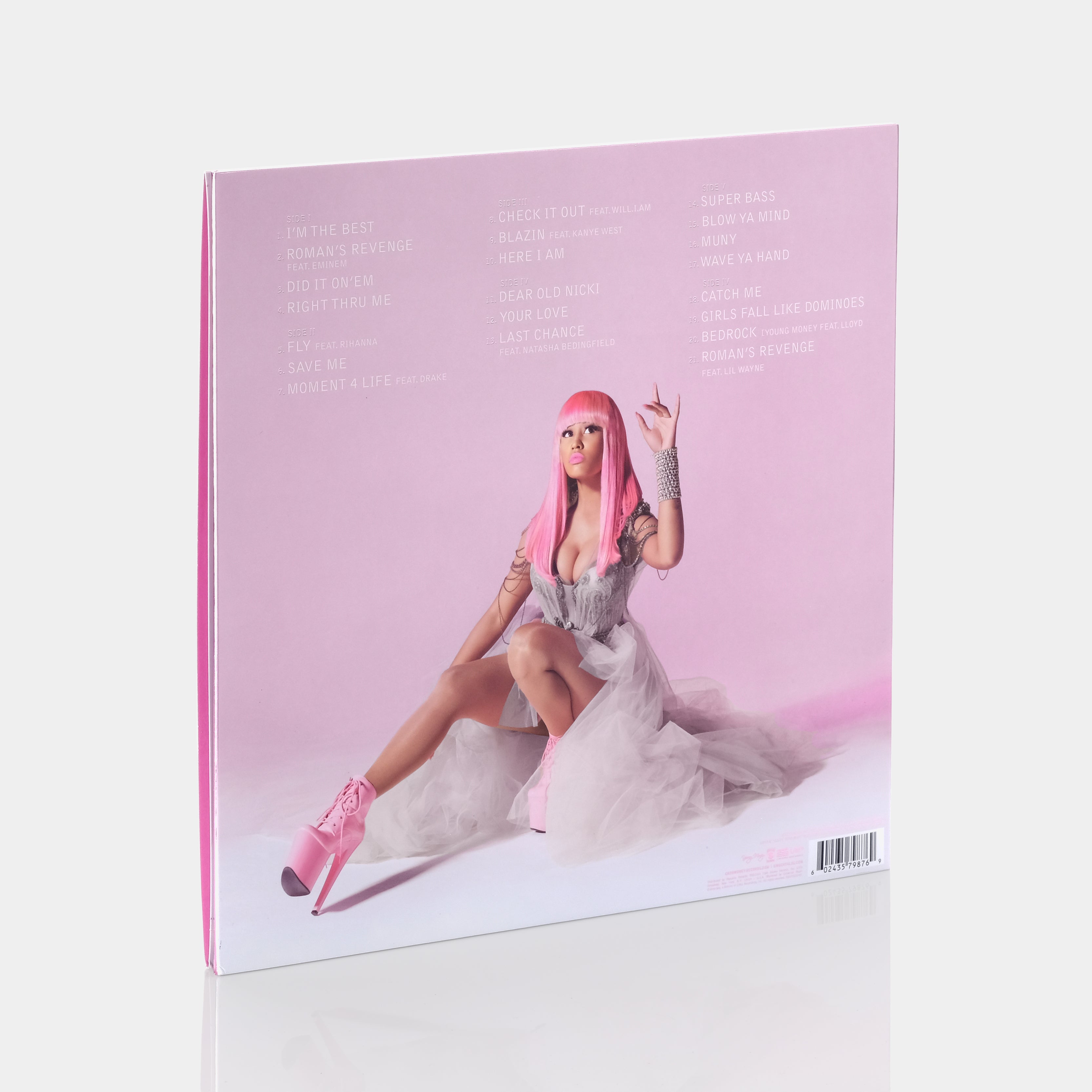 Nicki Minaj - Pink Friday (Deluxe Edition) 3xLP Pink Swirl Vinyl Record