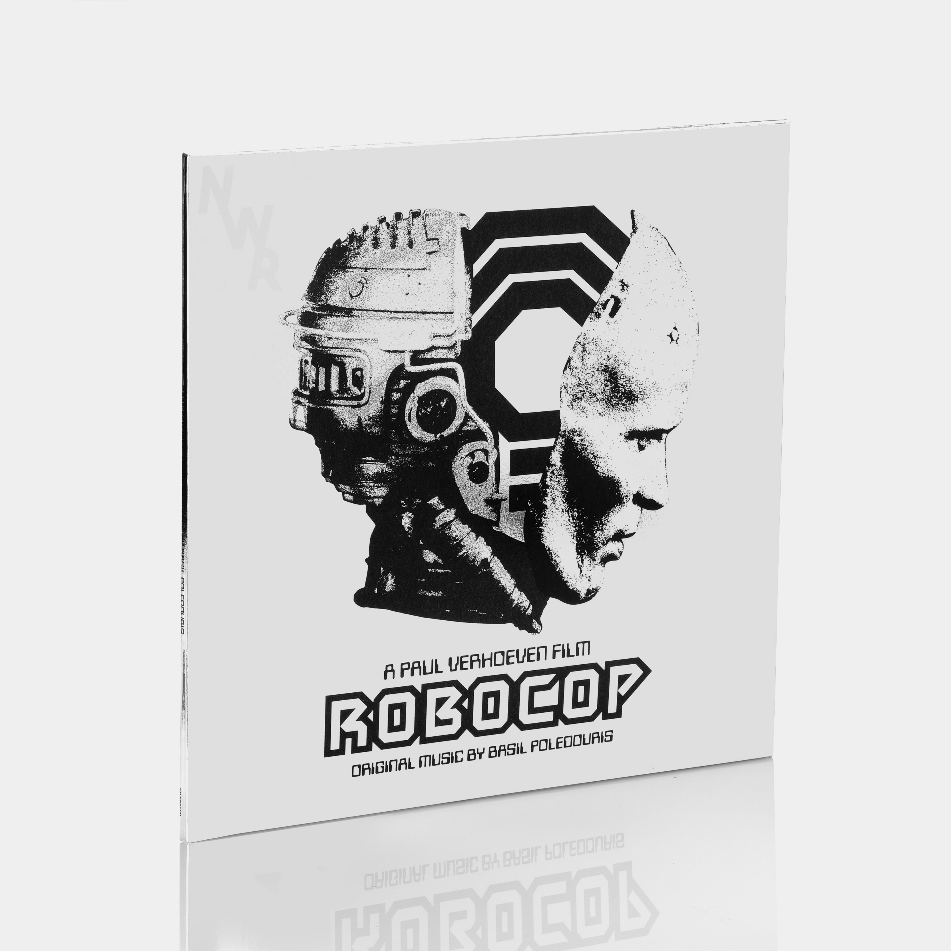 Robocop LP Clear w/ Black & White Splatter Vinyl Record