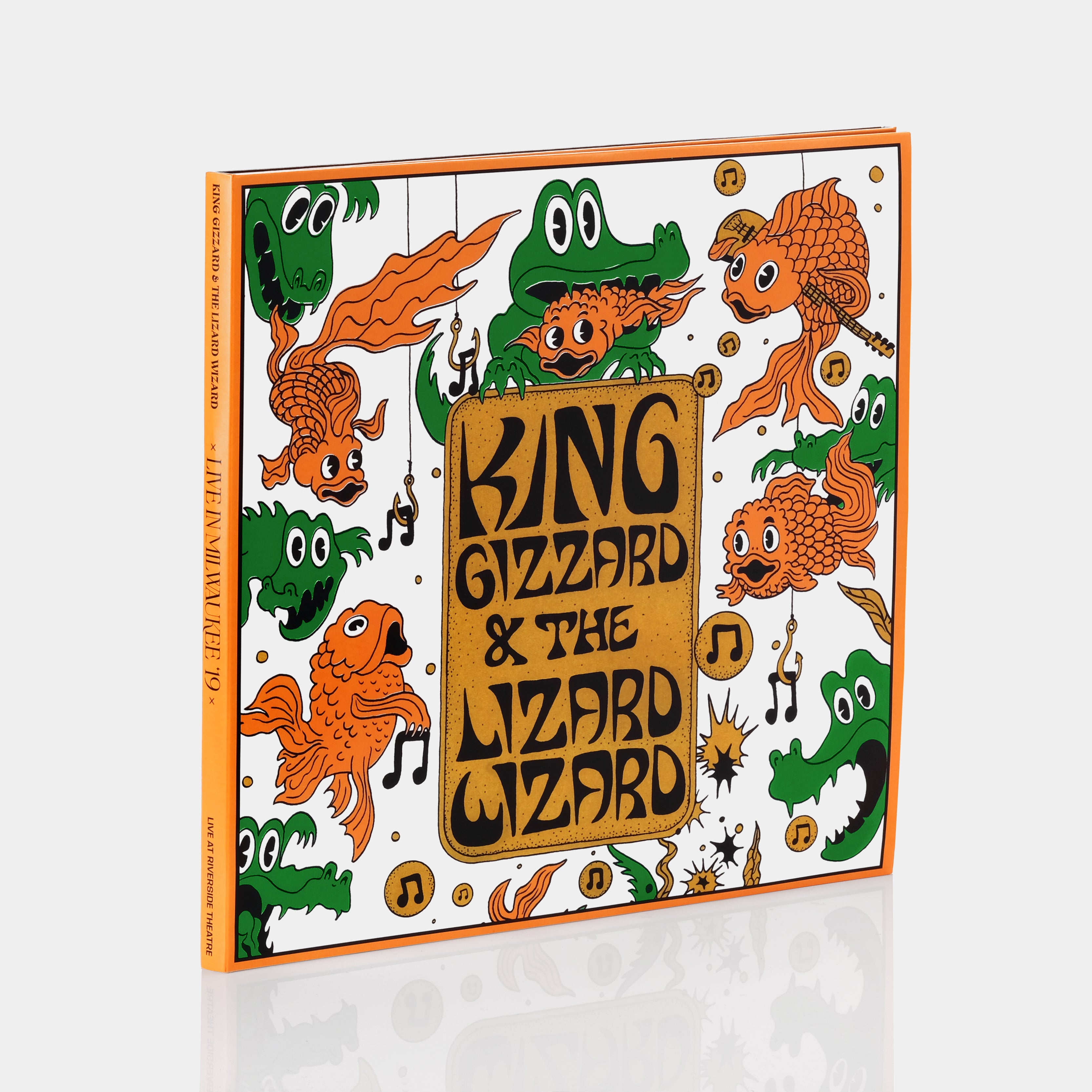 King Gizzard And The Lizard Wizard - Live In Milwaukee '19 3xLP Orange Vinyl Record