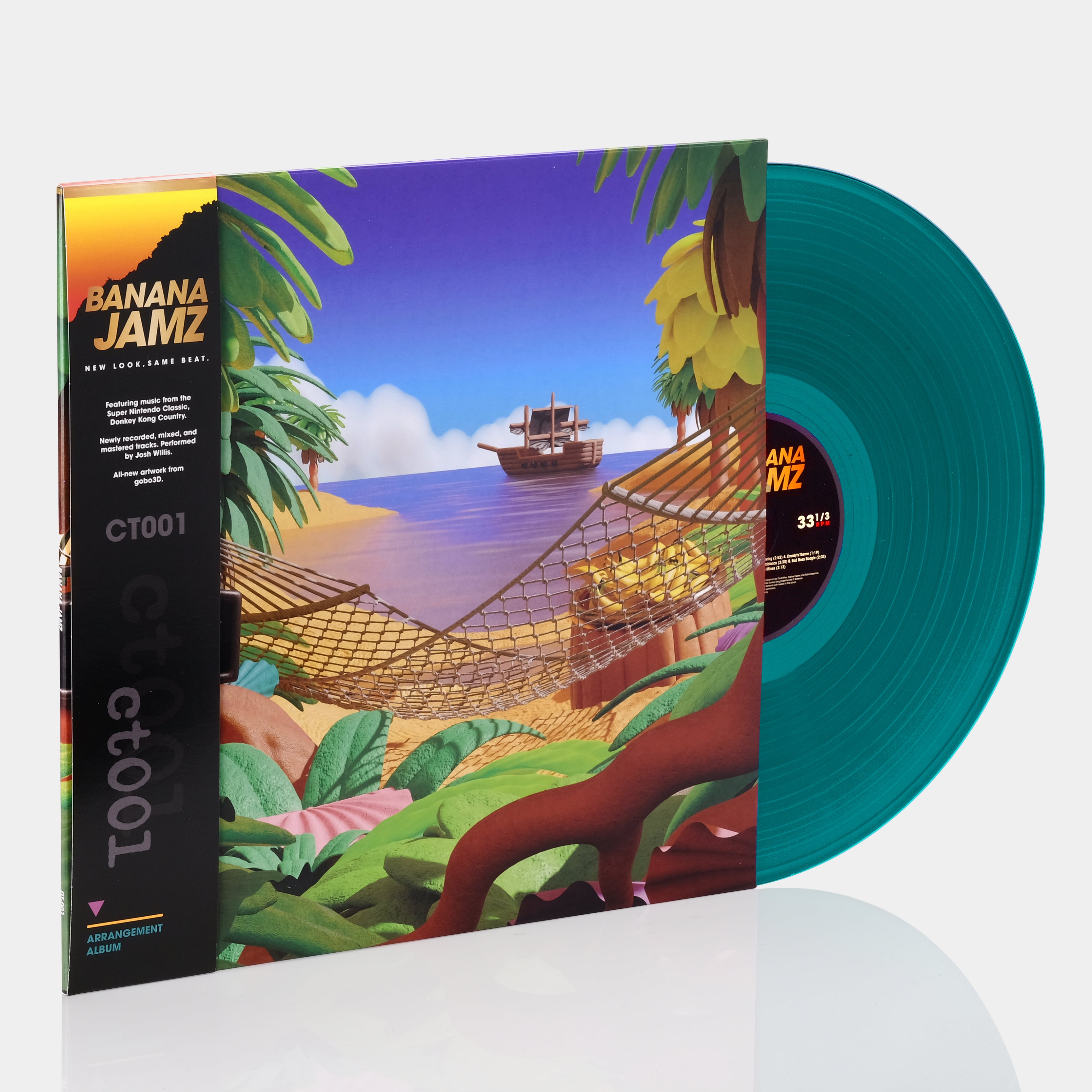 Josh Willis - Banana Jamz (Music from Donkey Kong Country) LP Turquoise Vinyl Record