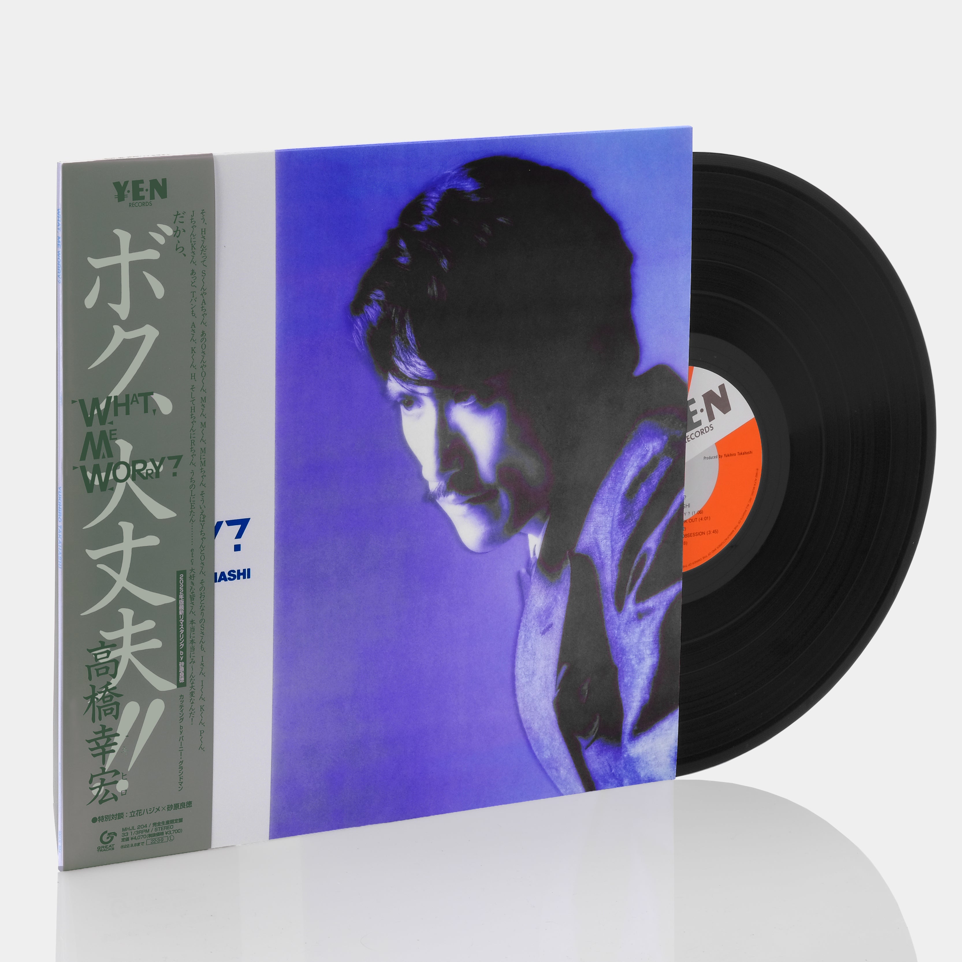 Yukihiro Takahashi - What, Me Worry? LP Vinyl Record
