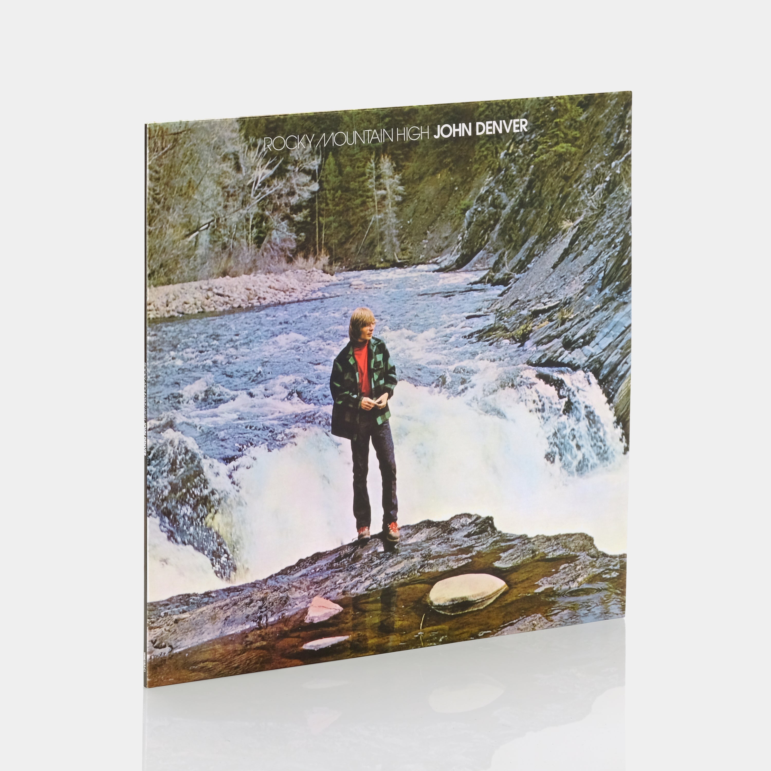 John Denver - Rocky Mountain High 50th Anniversary Edition LP Transparent Blue Vinyl Record