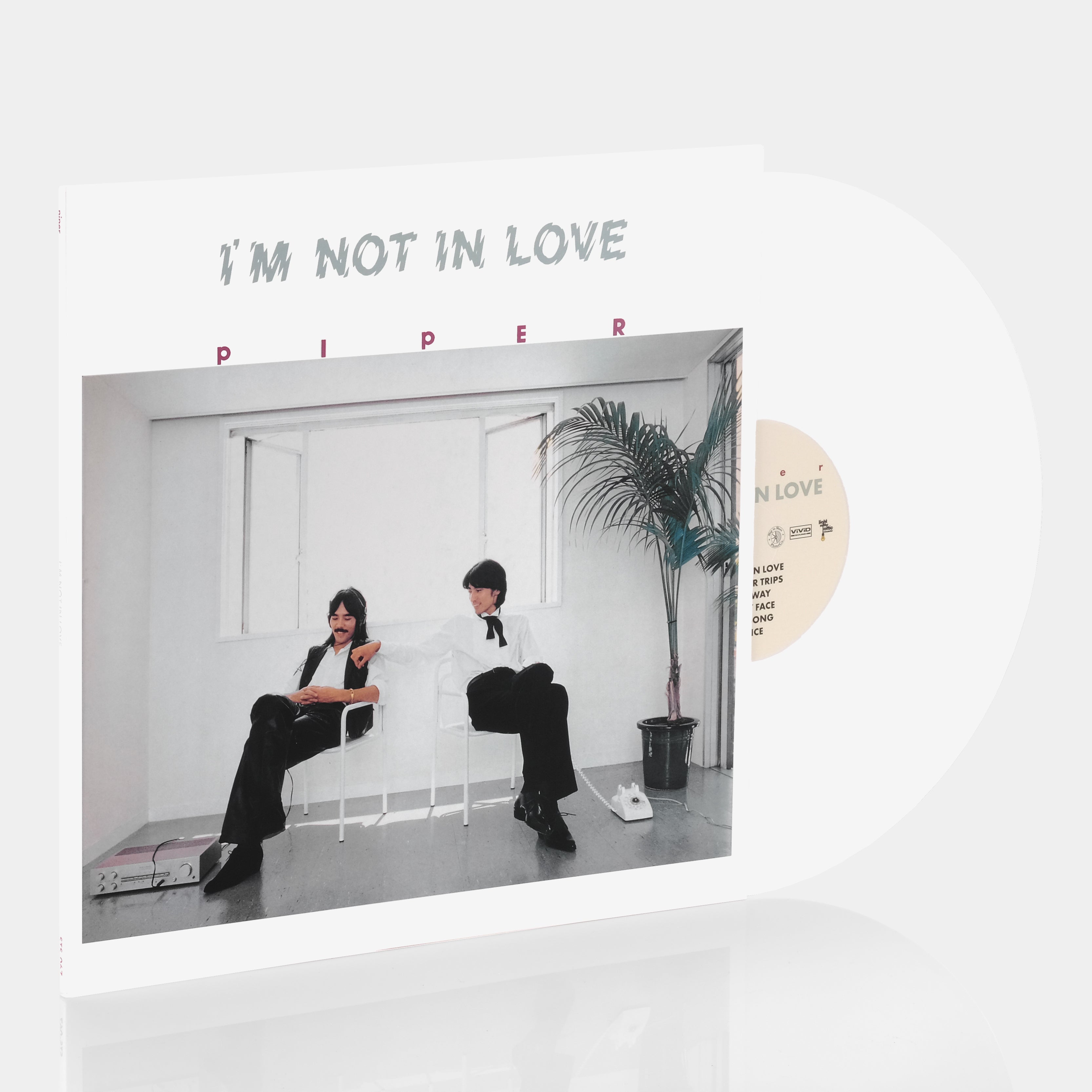 Piper - I'm Not In Love LP White Vinyl Record
