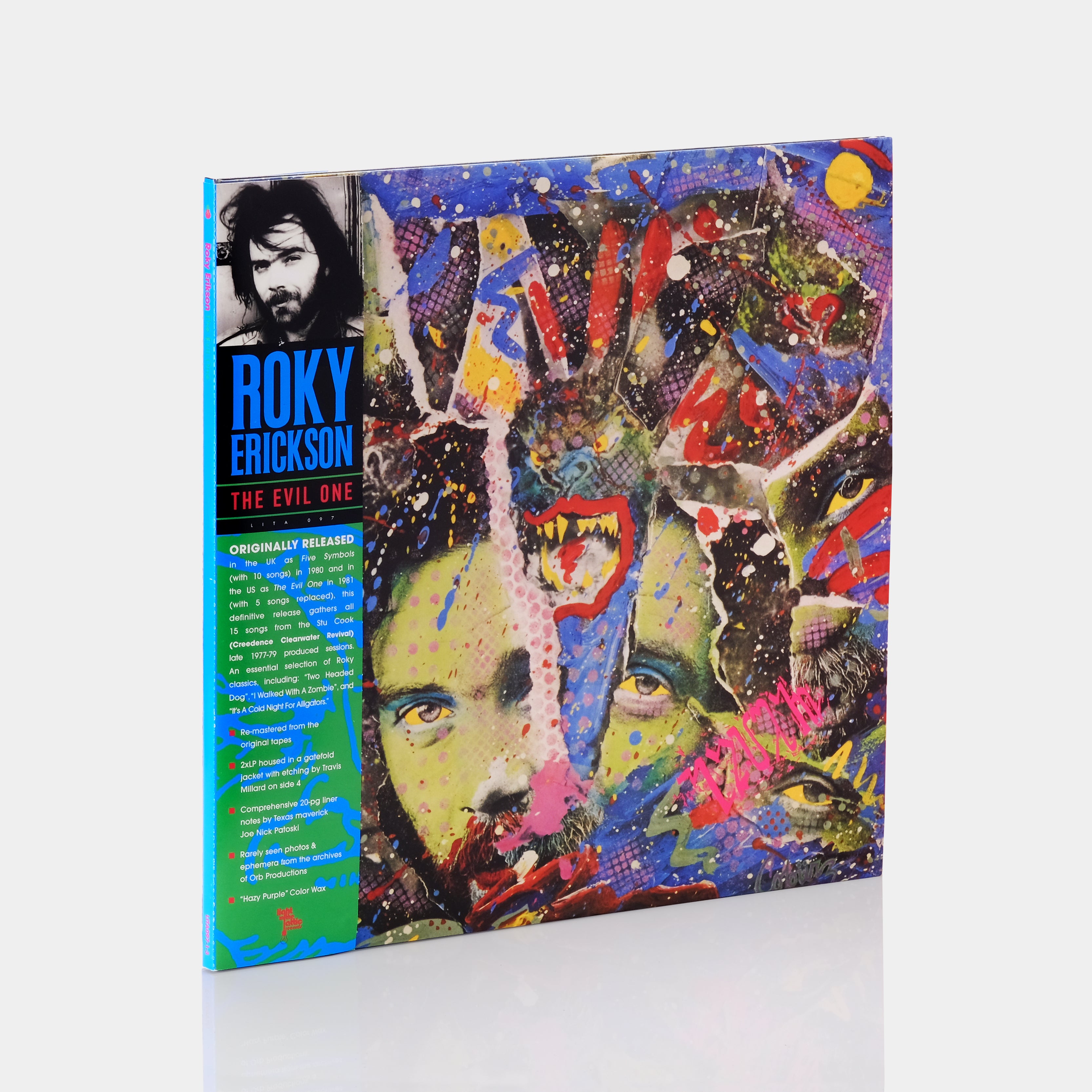Roky Erickson  - The Evil One 2xLP Red and Purple Vinyl Record