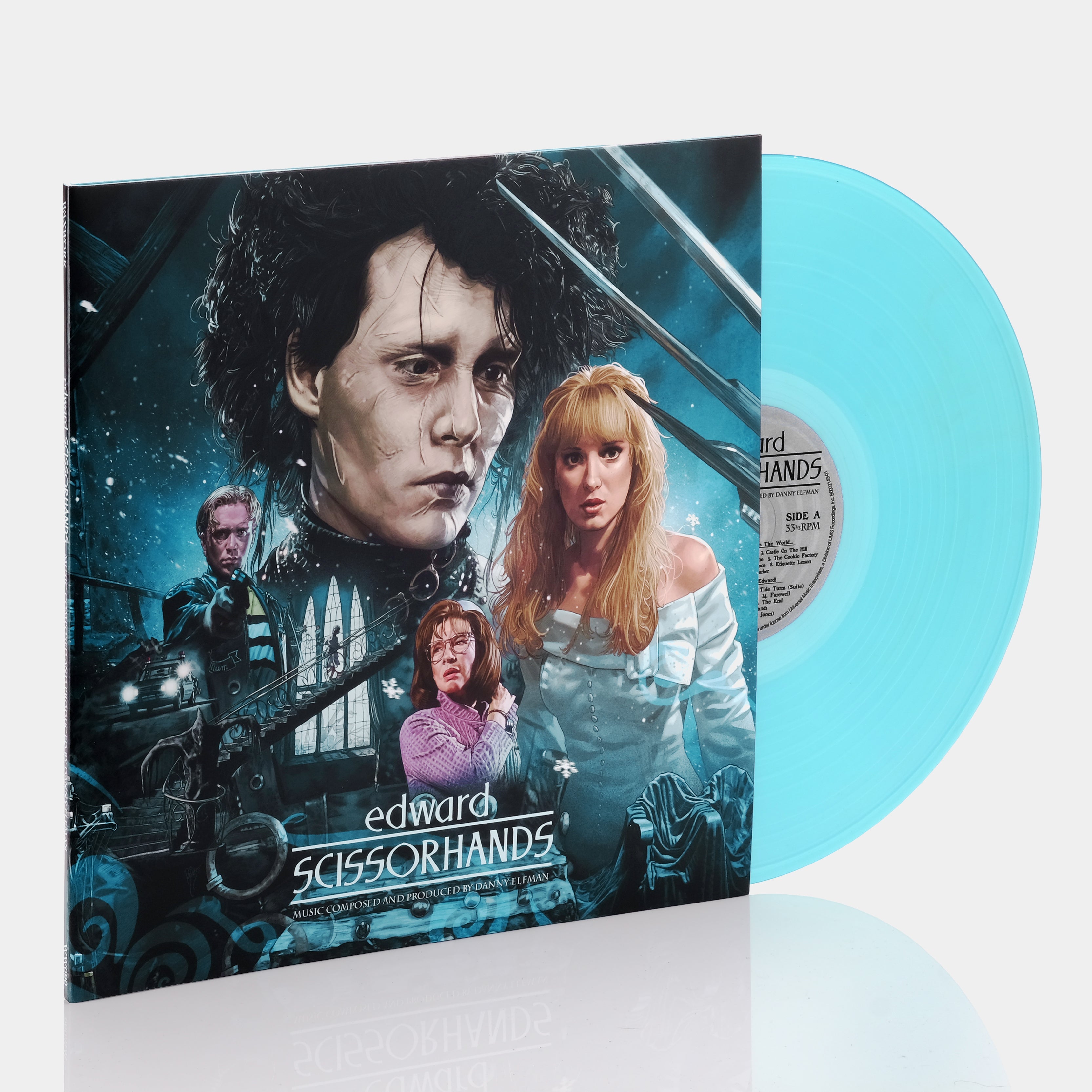 Edward Scissorhands - Original Motion Picture Soundtrack LP Light Blue Vinyl Record