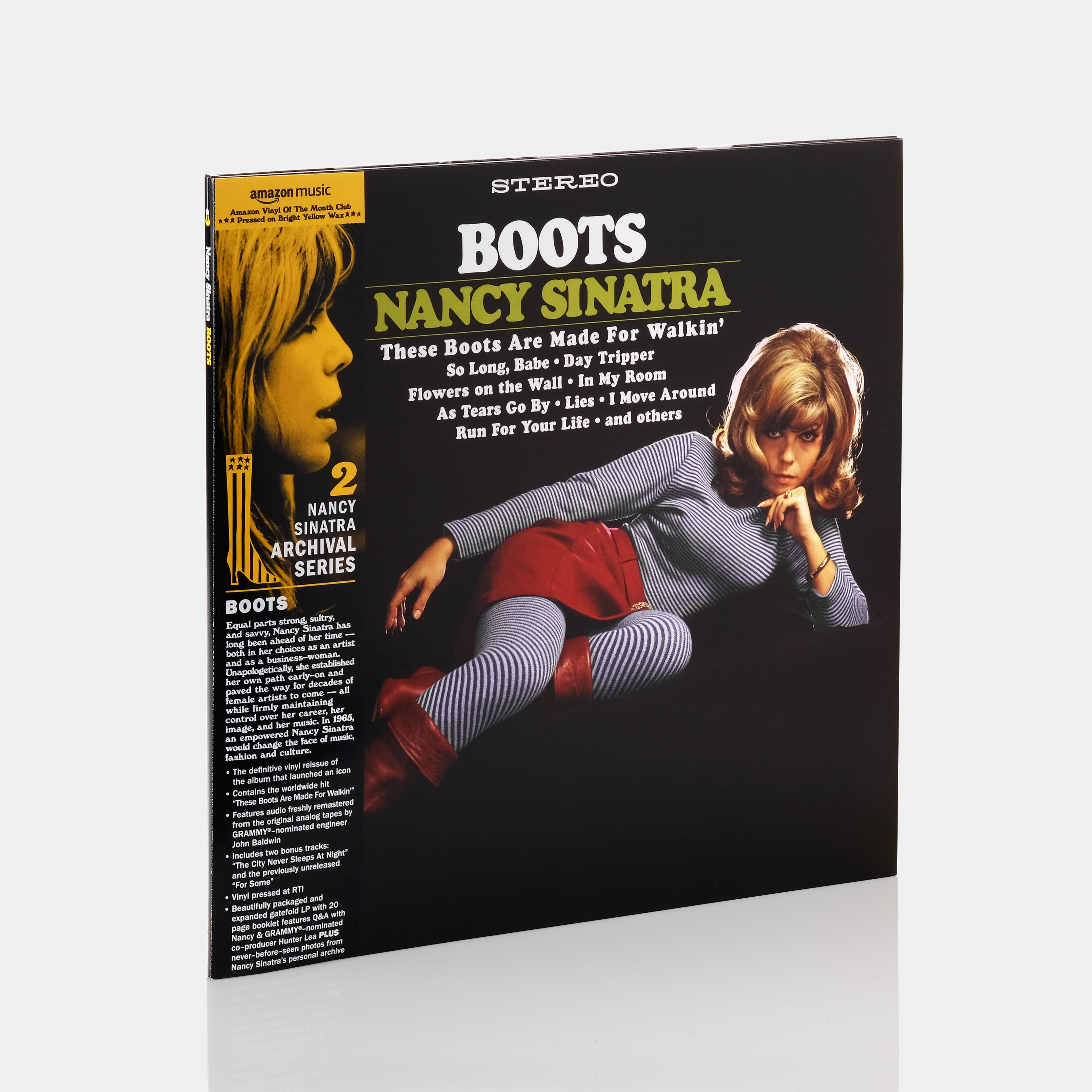 Nancy Sinatra - Boots LP Yellow Vinyl Record