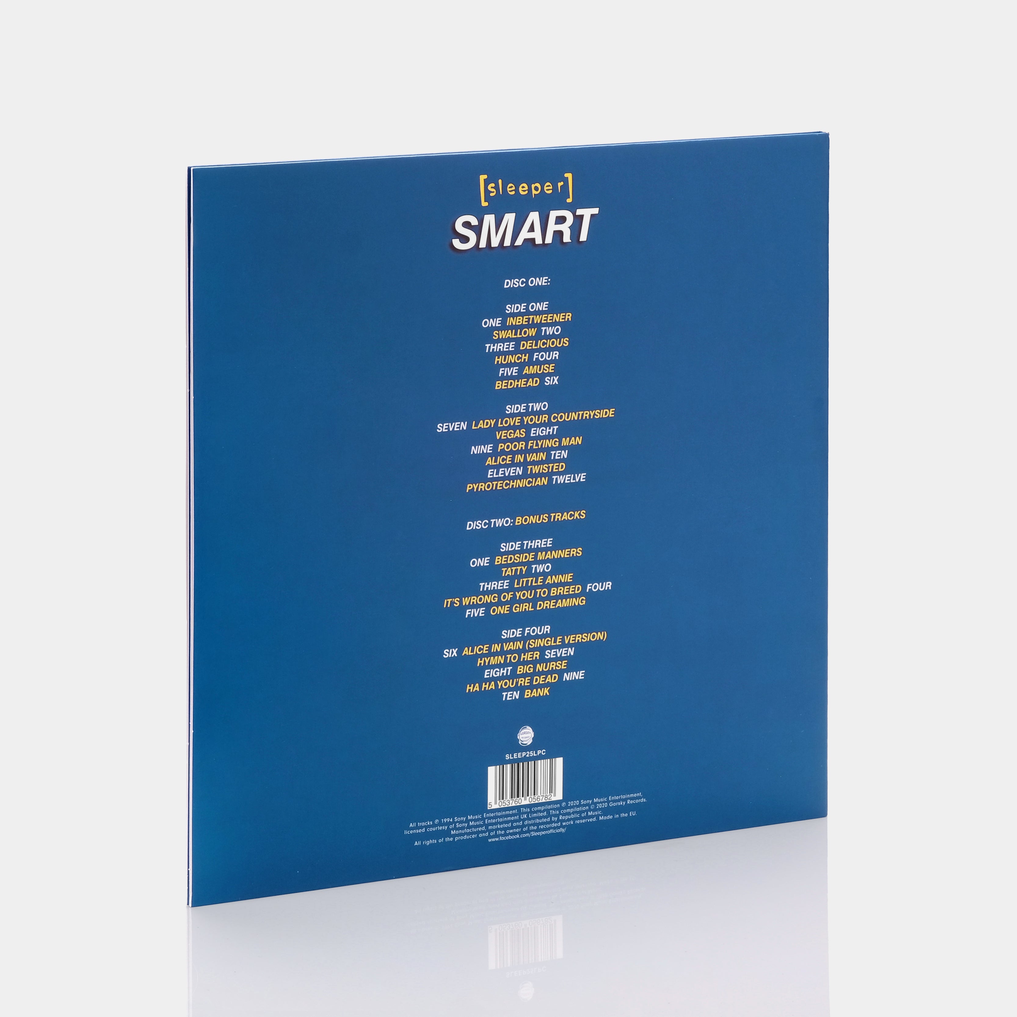 Sleeper - Smart 2xLP Clear Vinyl Record