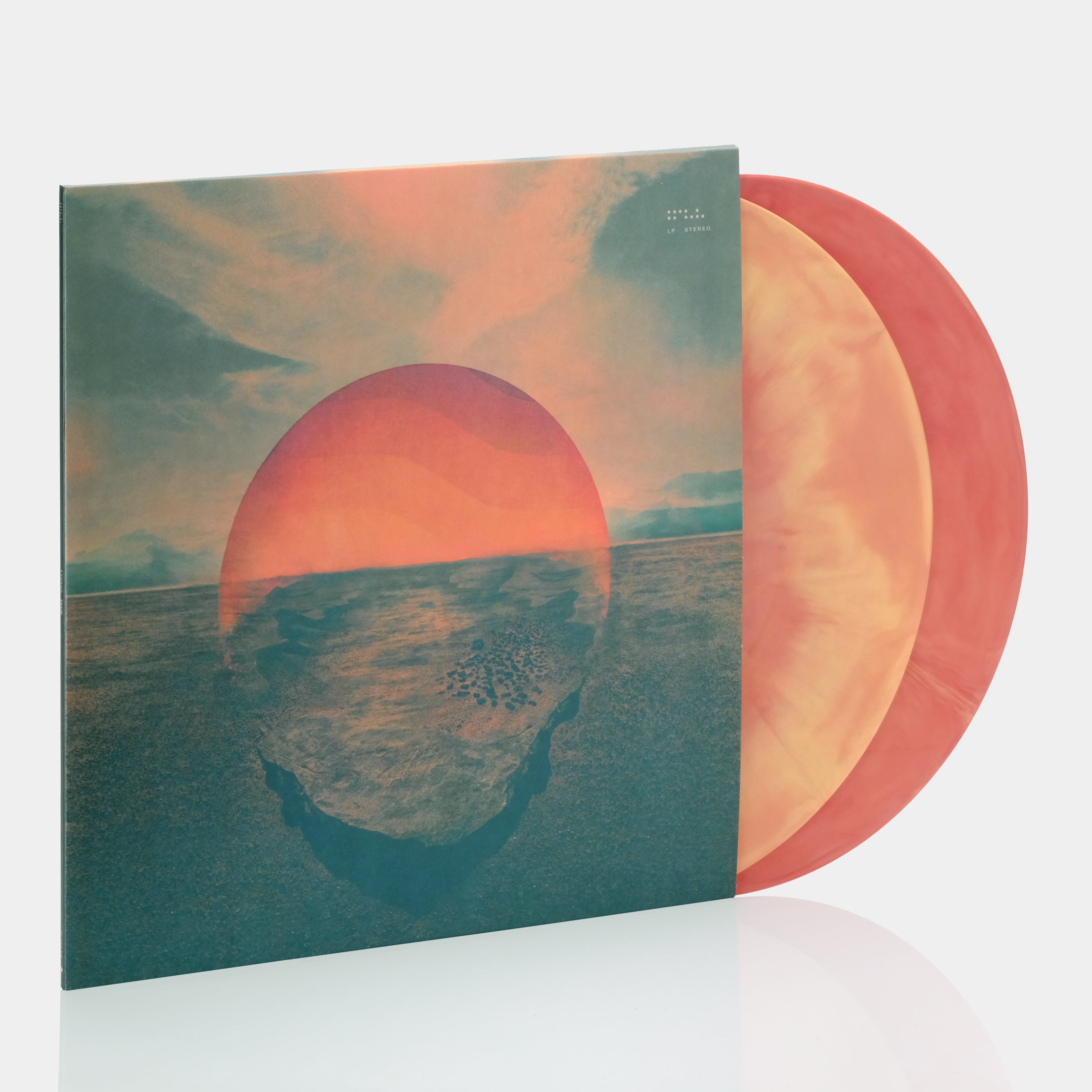 Tycho - Dive (10th Anniversary Edition) 2xLP Orange and Red Marbled Vinyl Record