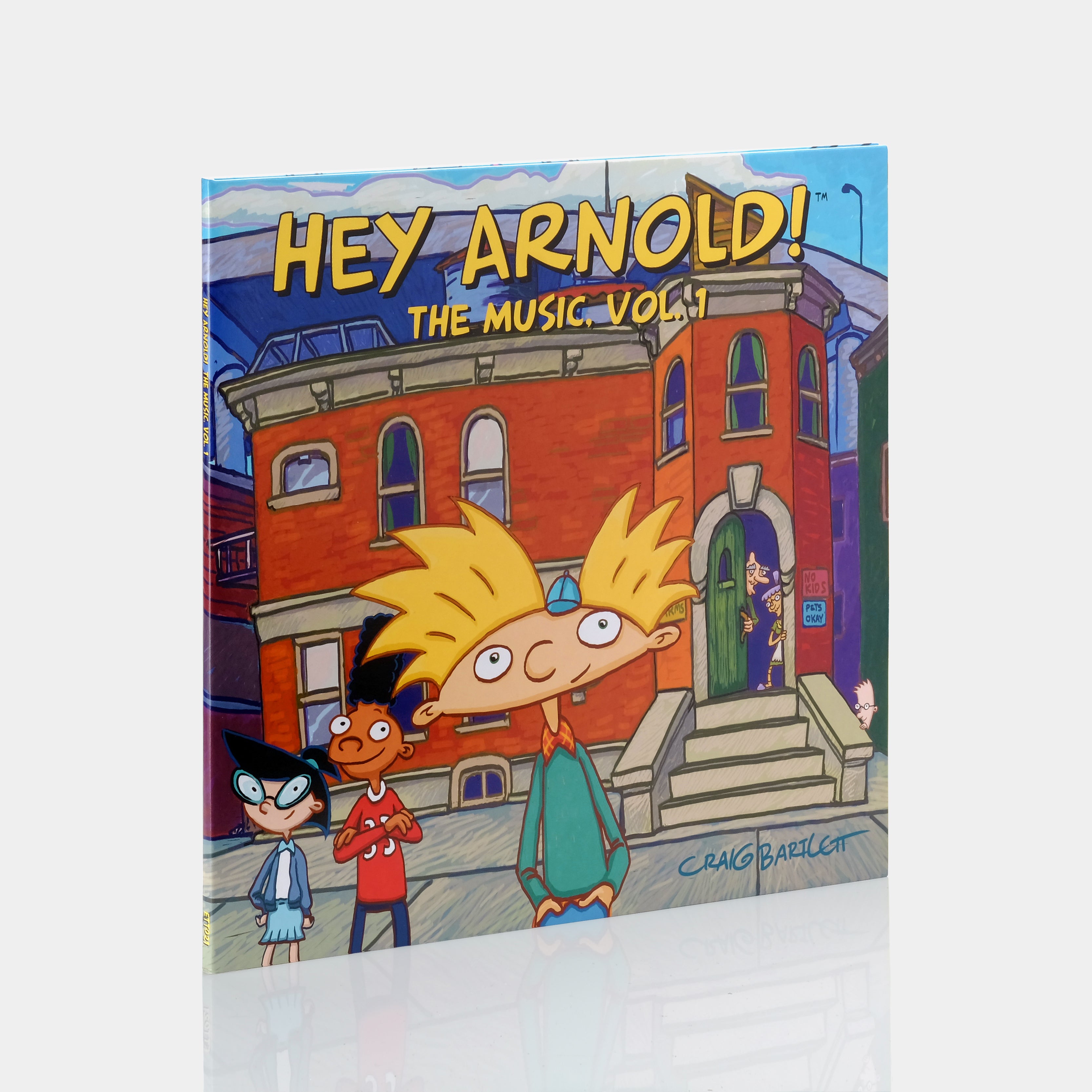 Jim Lang - Hey Arnold! The Music. Vol 1 LP Black & Yellow Splatter Vinyl  Record