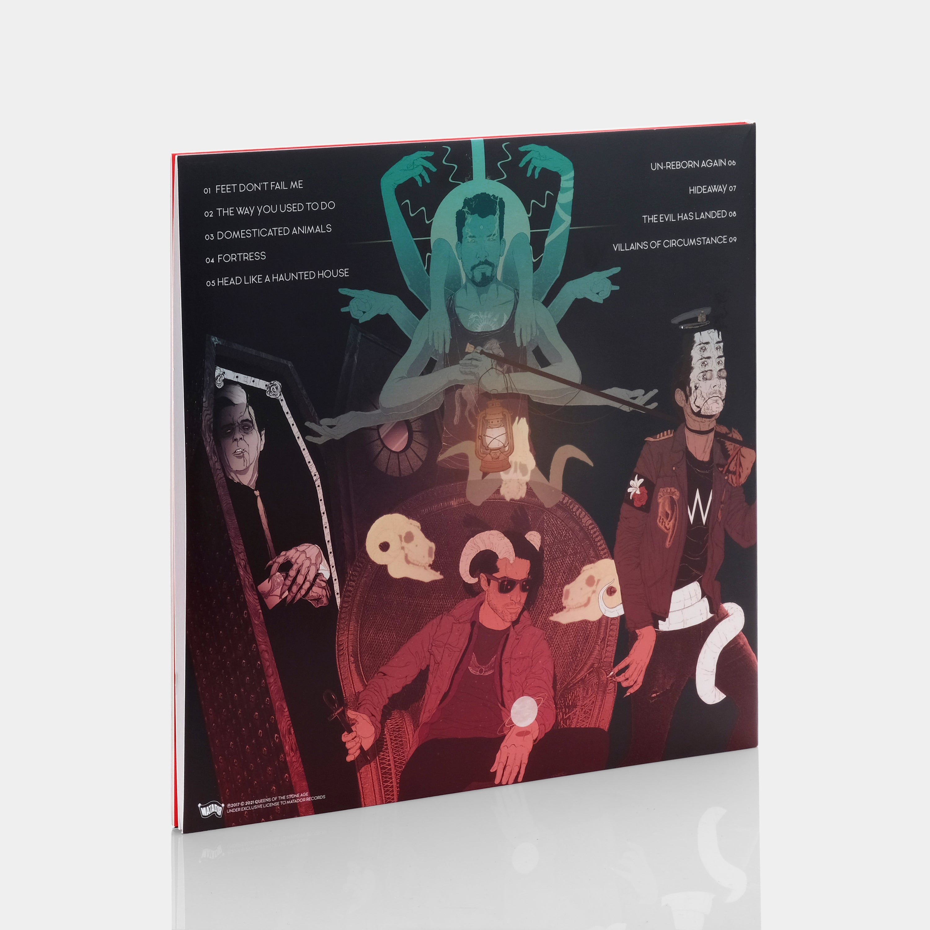 Queens Of The Stone Age - Villains 2xLP White Vinyl Record