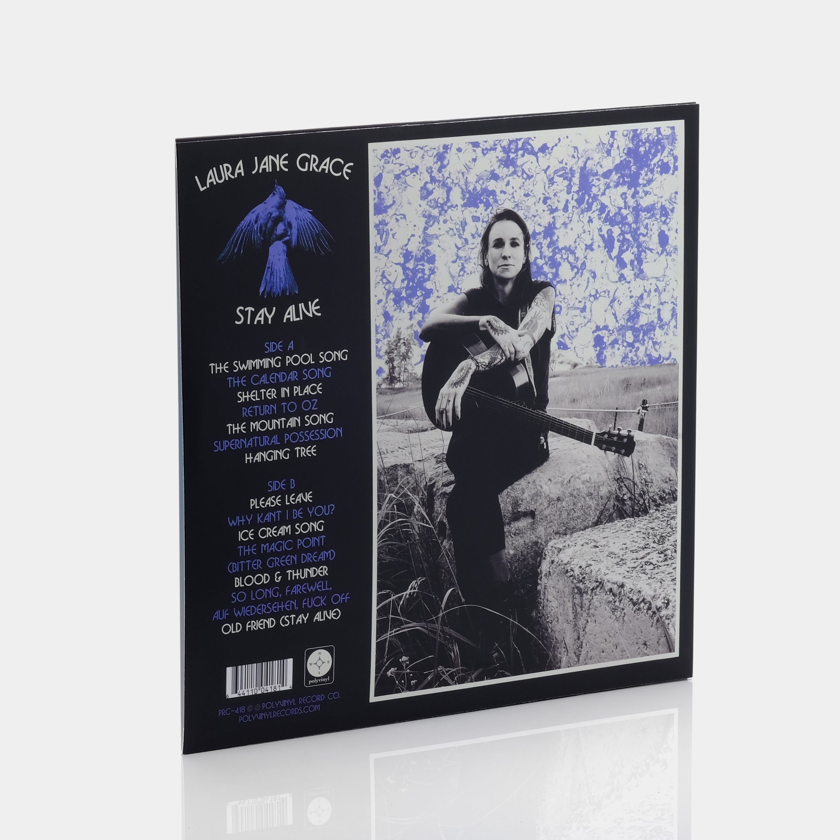Laura Jane Grace - Stay Alive LP Blue Vinyl Record