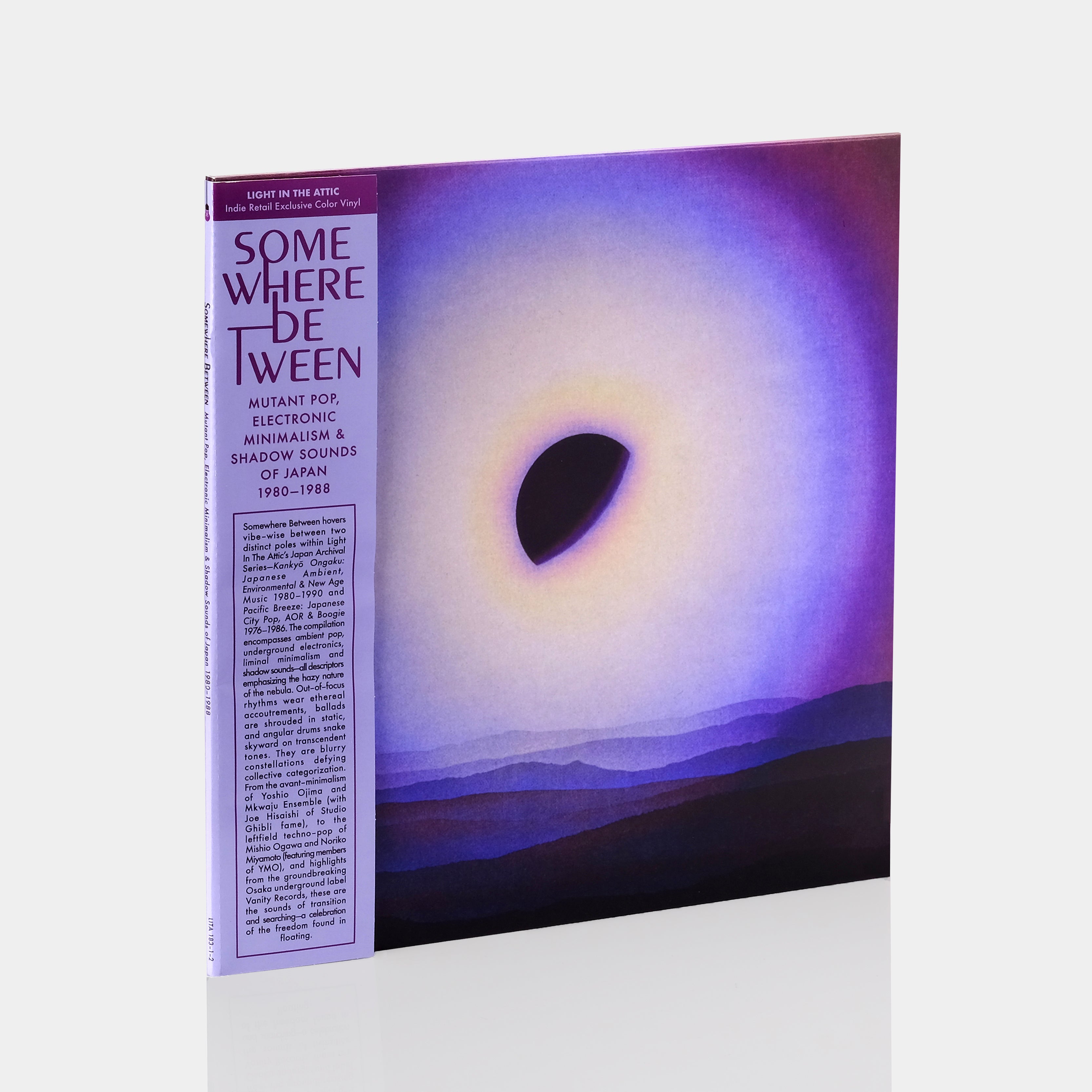 Somewhere Between: Mutant Pop, Electronic Minimalism & Shadow Sounds Of Japan 1980-1988 2xLP Purple Cornetto Vinyl Record