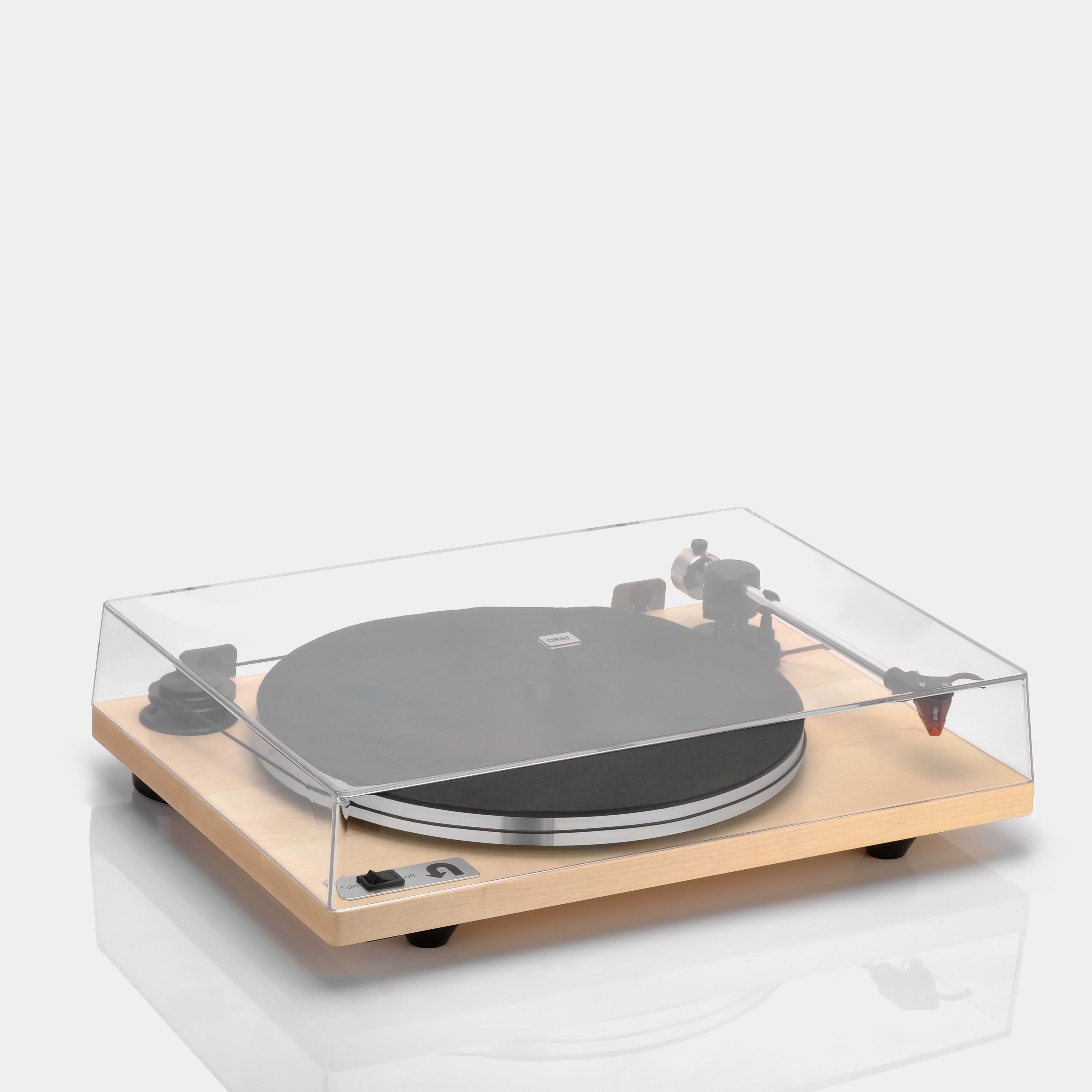 Orbit Special Maple Turntable with Built-in Preamp by U-Turn Audio