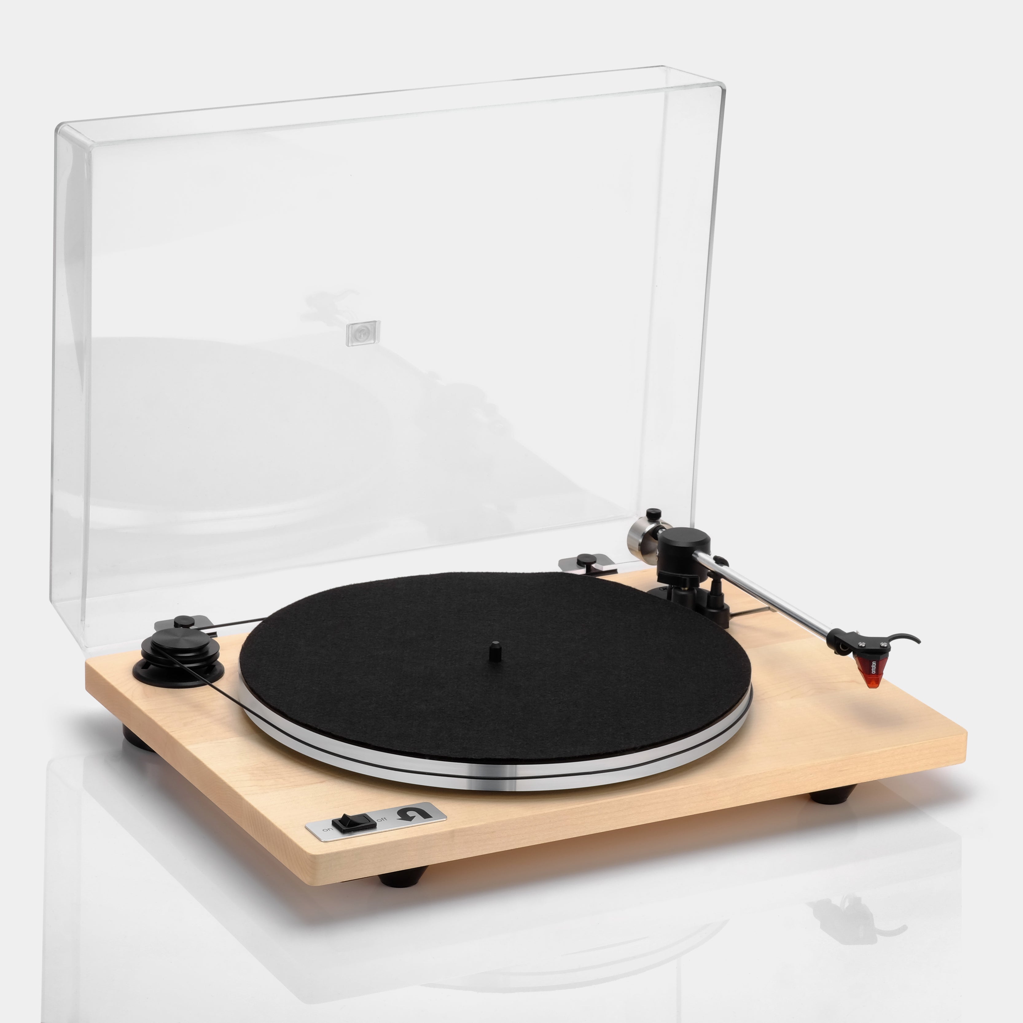 Orbit Special Maple Turntable with Built-in Preamp by U-Turn Audio