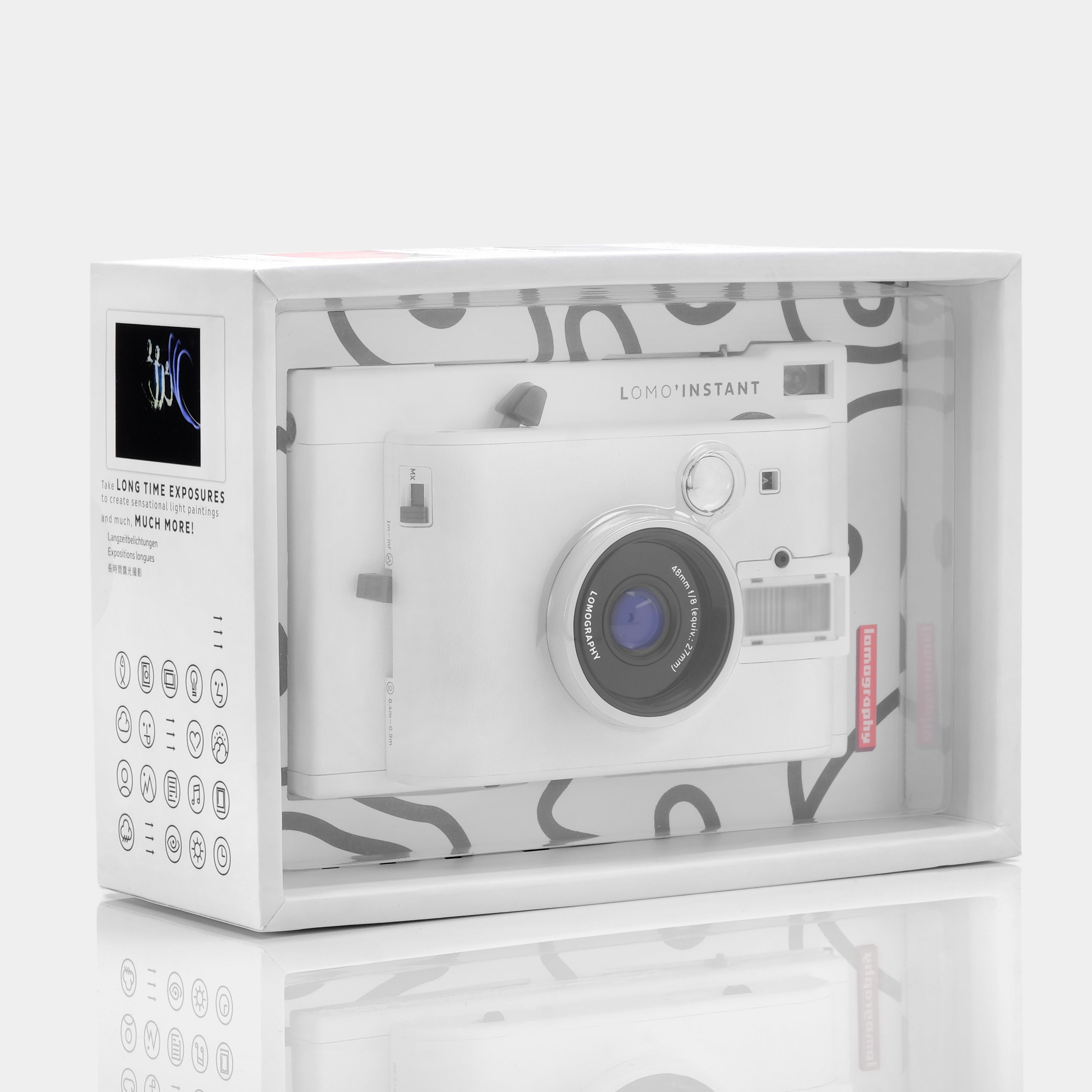 Lomography Lomo'Instant Instax Mini White Instant Film Camera