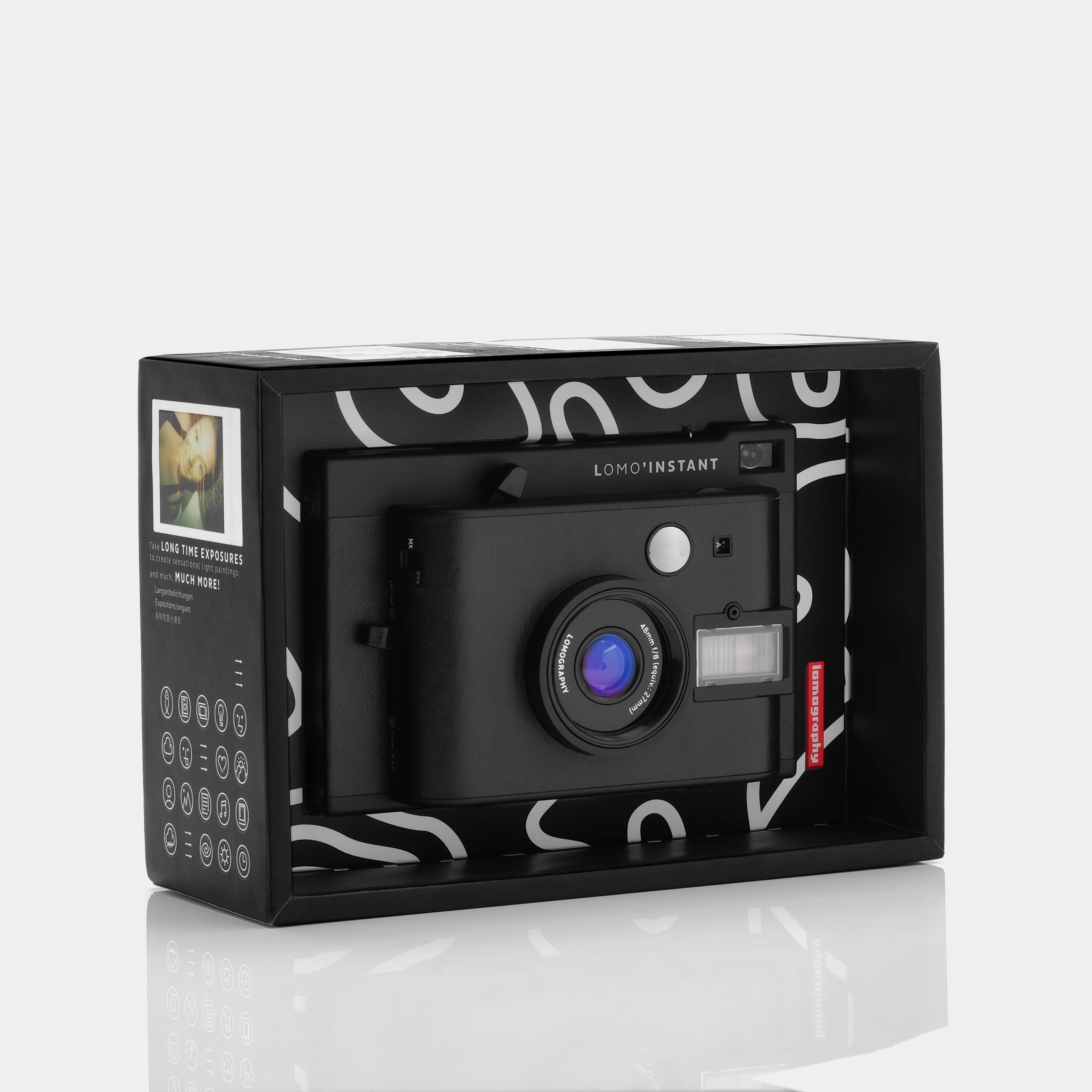 Lomography Lomo'Instant Instax Mini Black Instant Film Camera