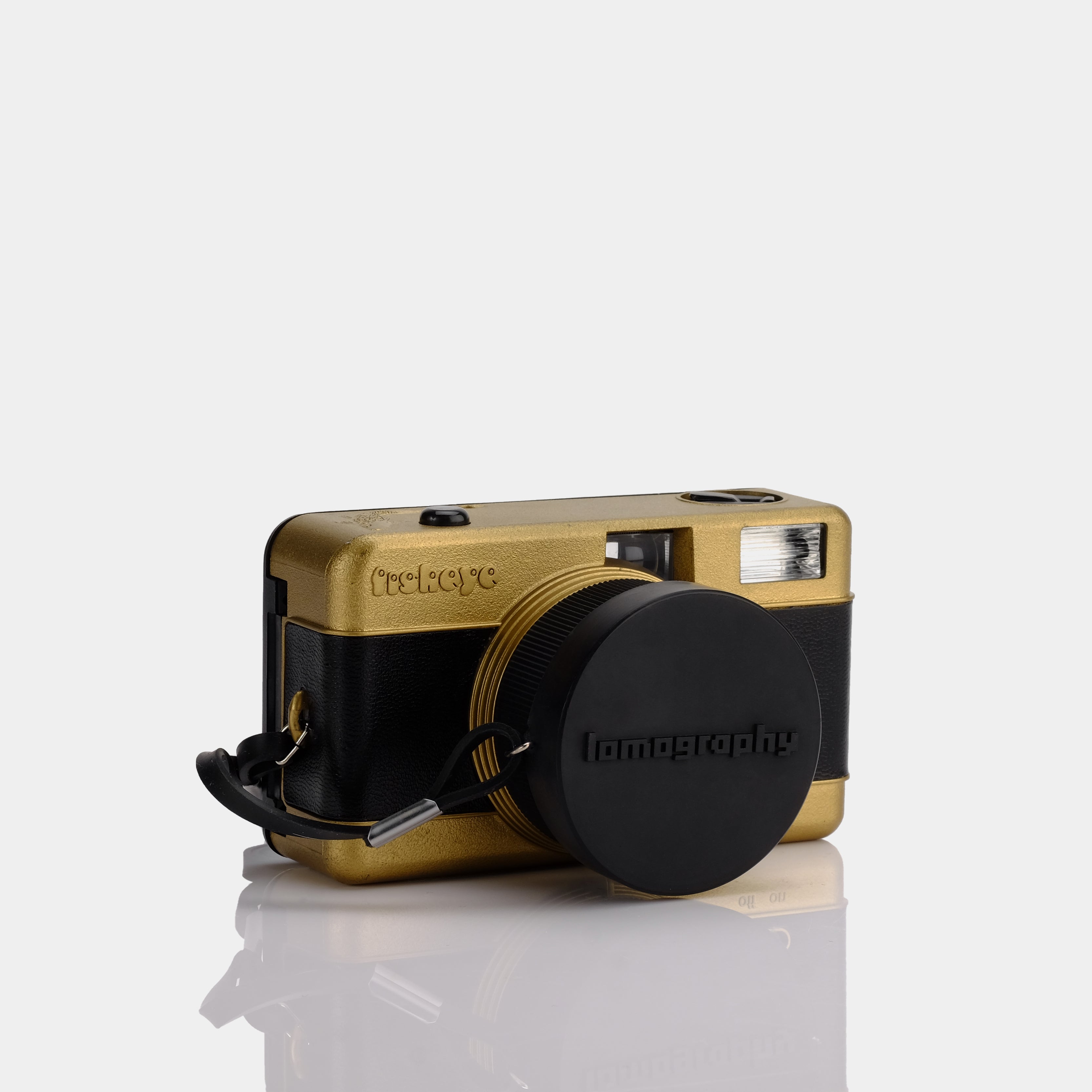 Lomography Fisheye Baby 110 – Fotocamera Grandangolare 170° Con Catenina Gold