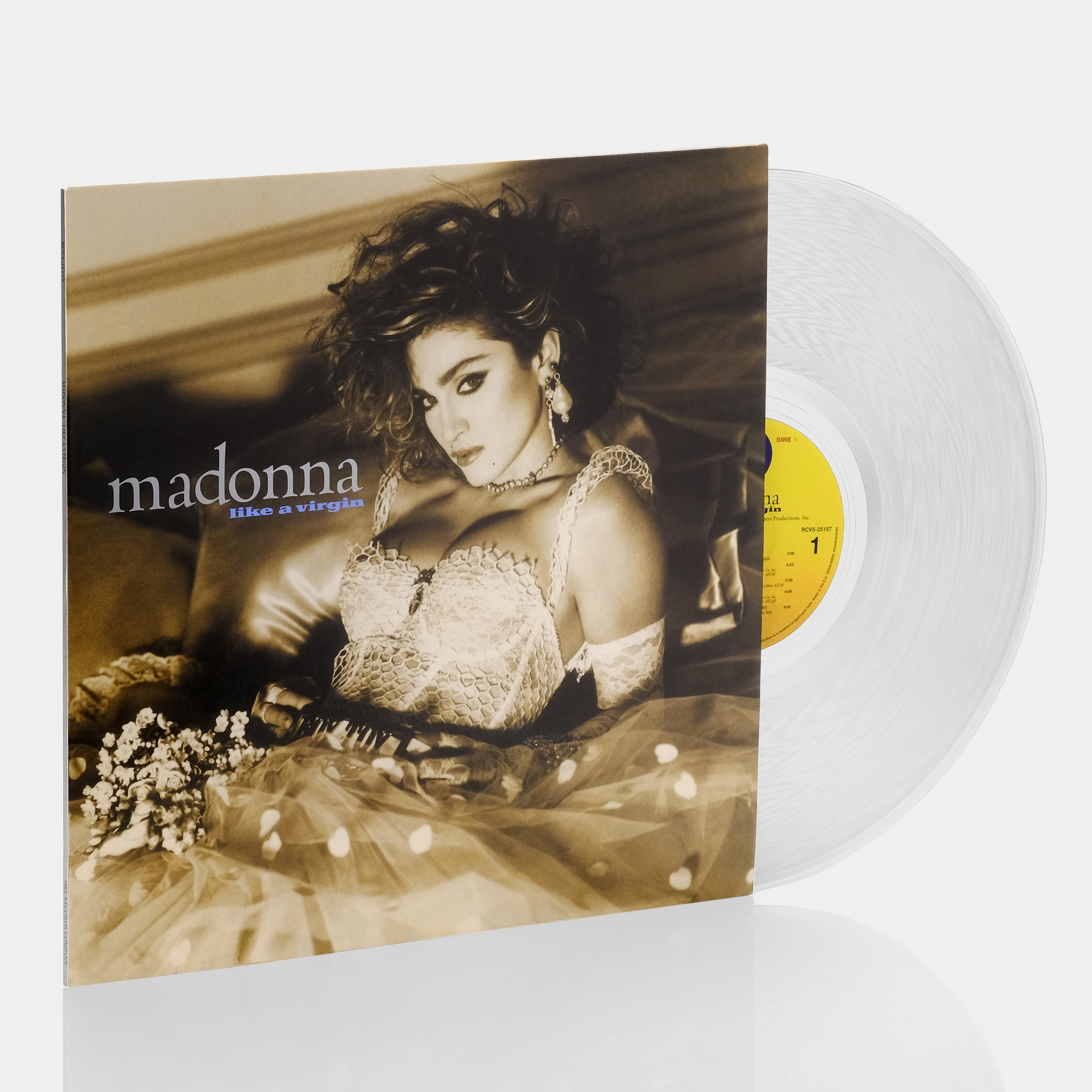 Madonna - Like A Virgin LP Crystal Clear Vinyl Record