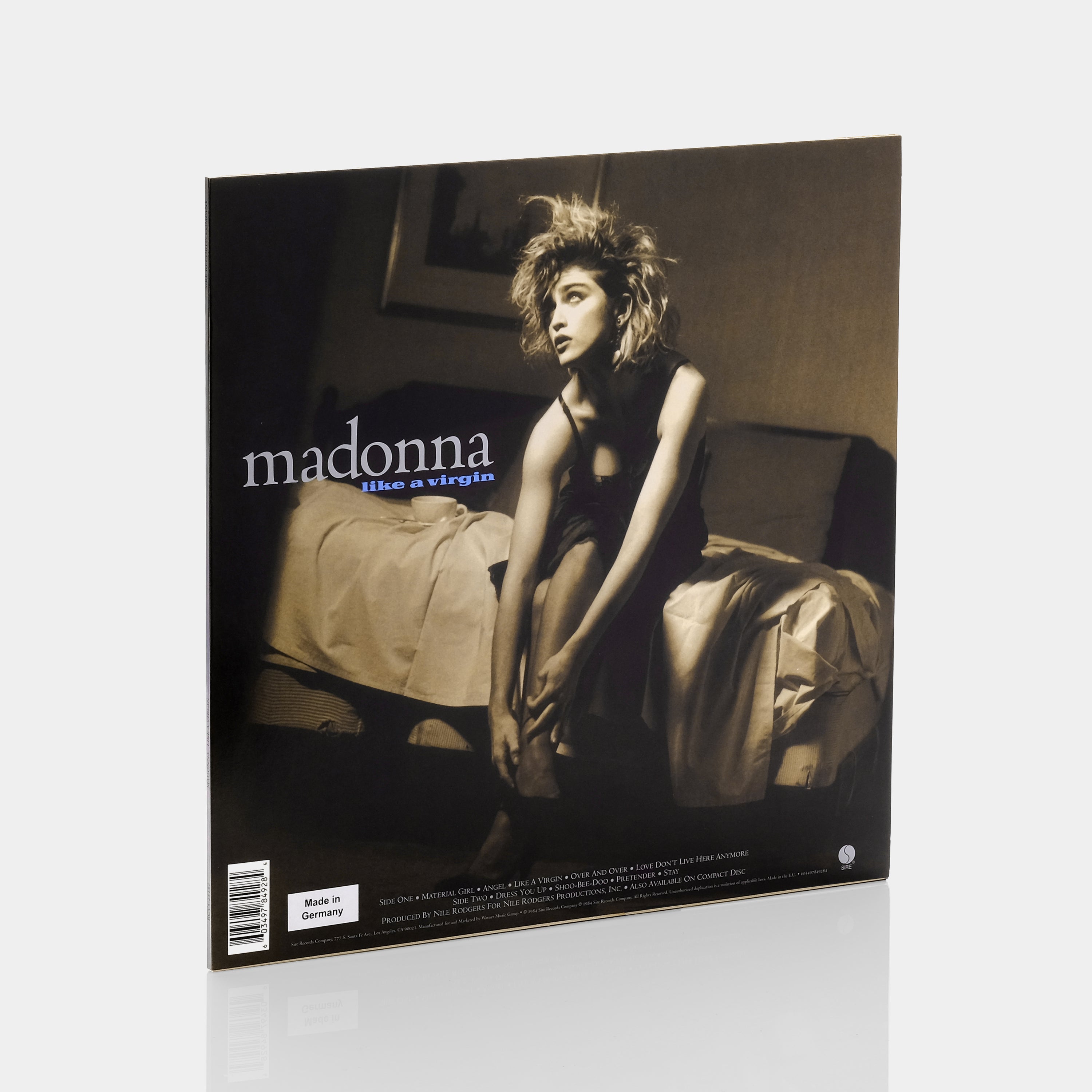 Madonna - Like A Virgin LP Crystal Clear Vinyl Record
