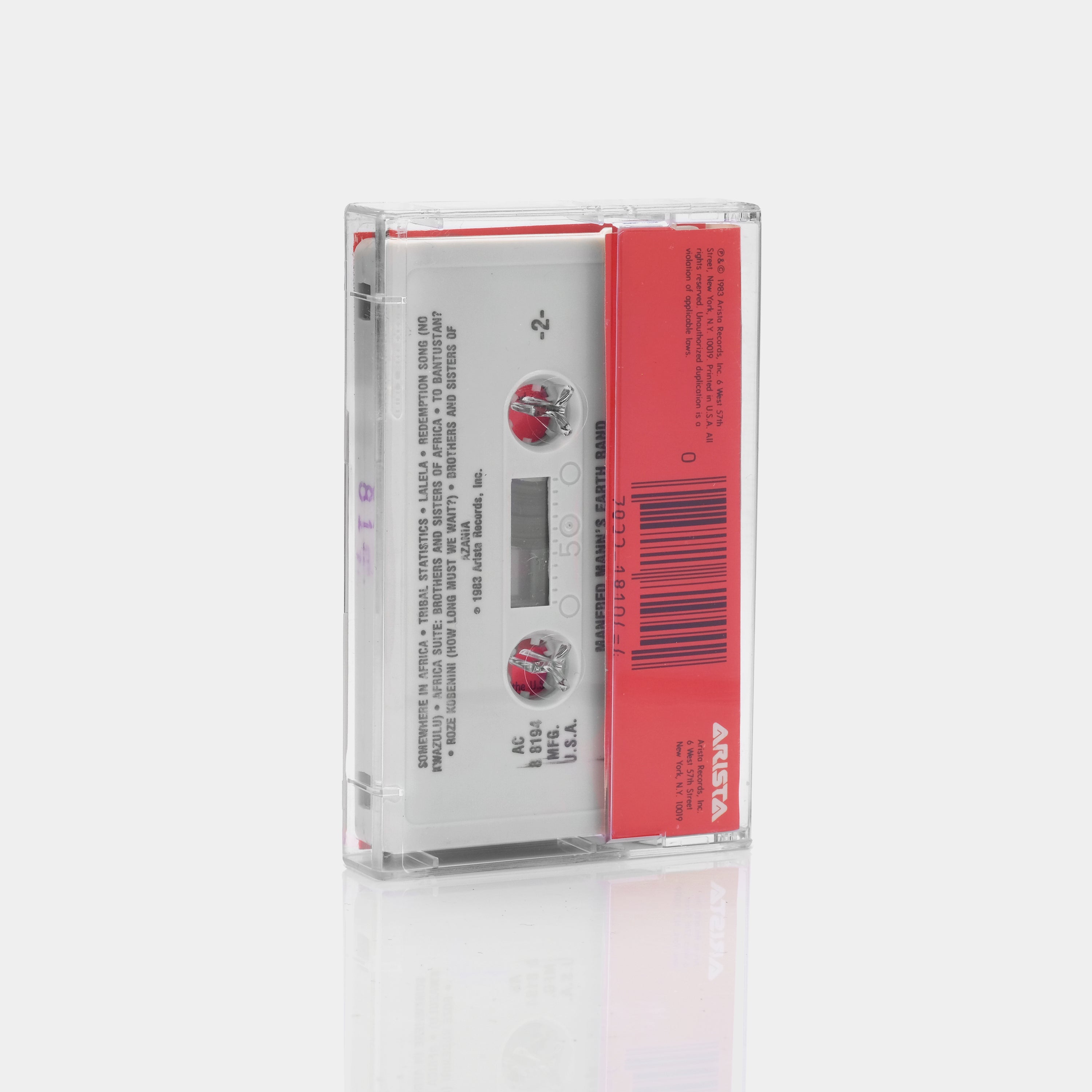 Manfred Mann's Earth Band - Somewhere in Afrika Cassette Tape