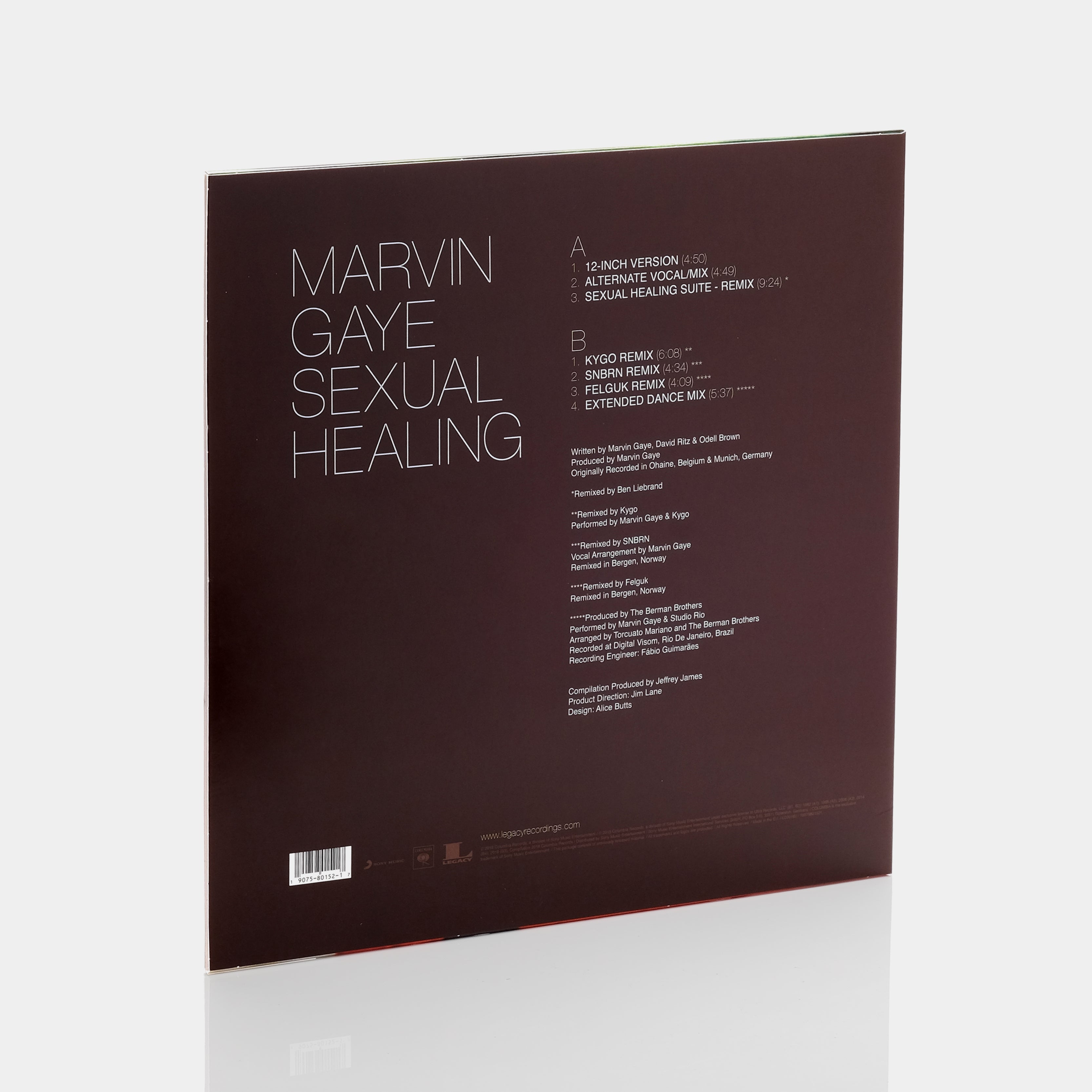 Marvin Gaye - Sexual Healing: The Remixes EP Red Smoke Vinyl Record