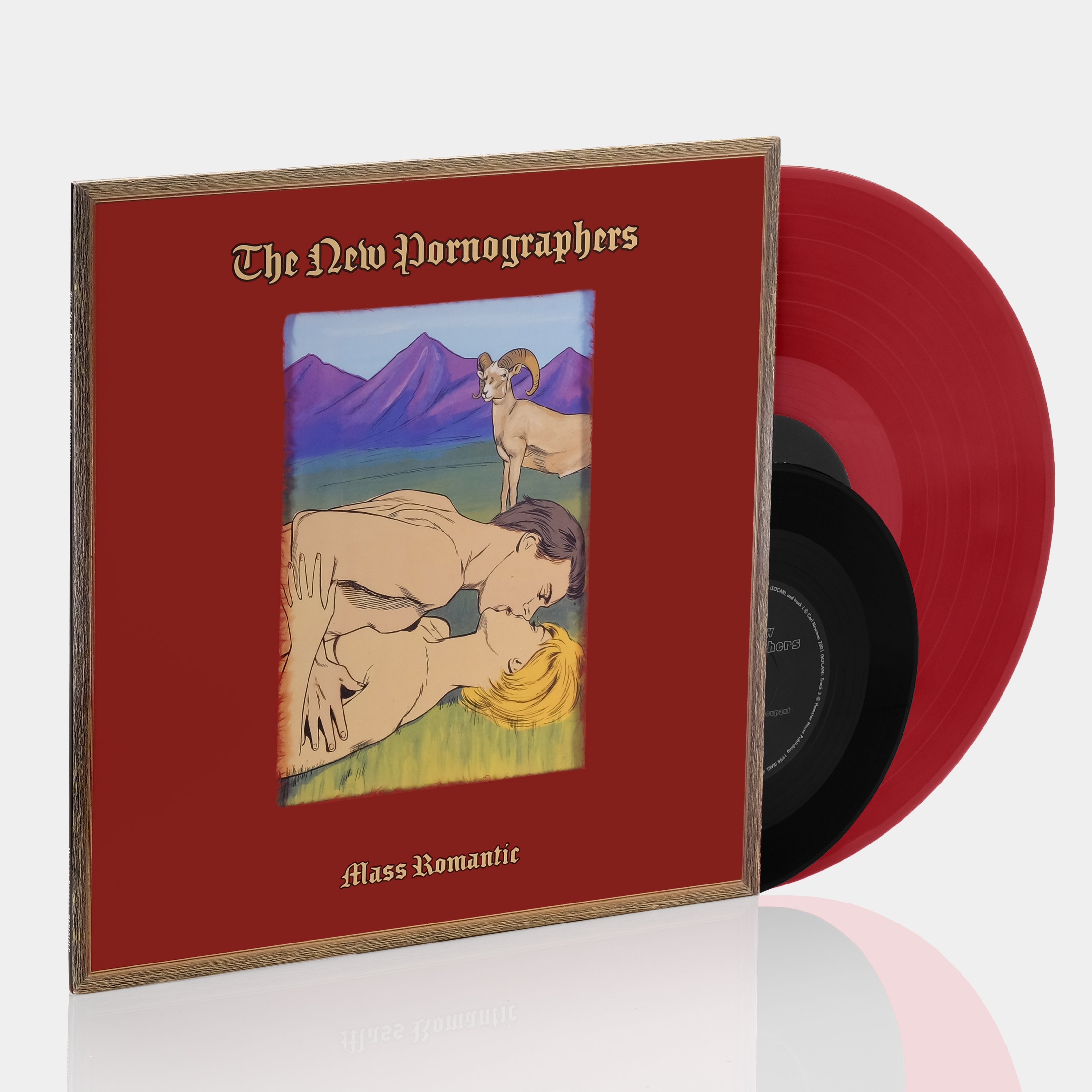 The New Pornographers - Mass Romantic LP Red Vinyl Record + 7" Single
