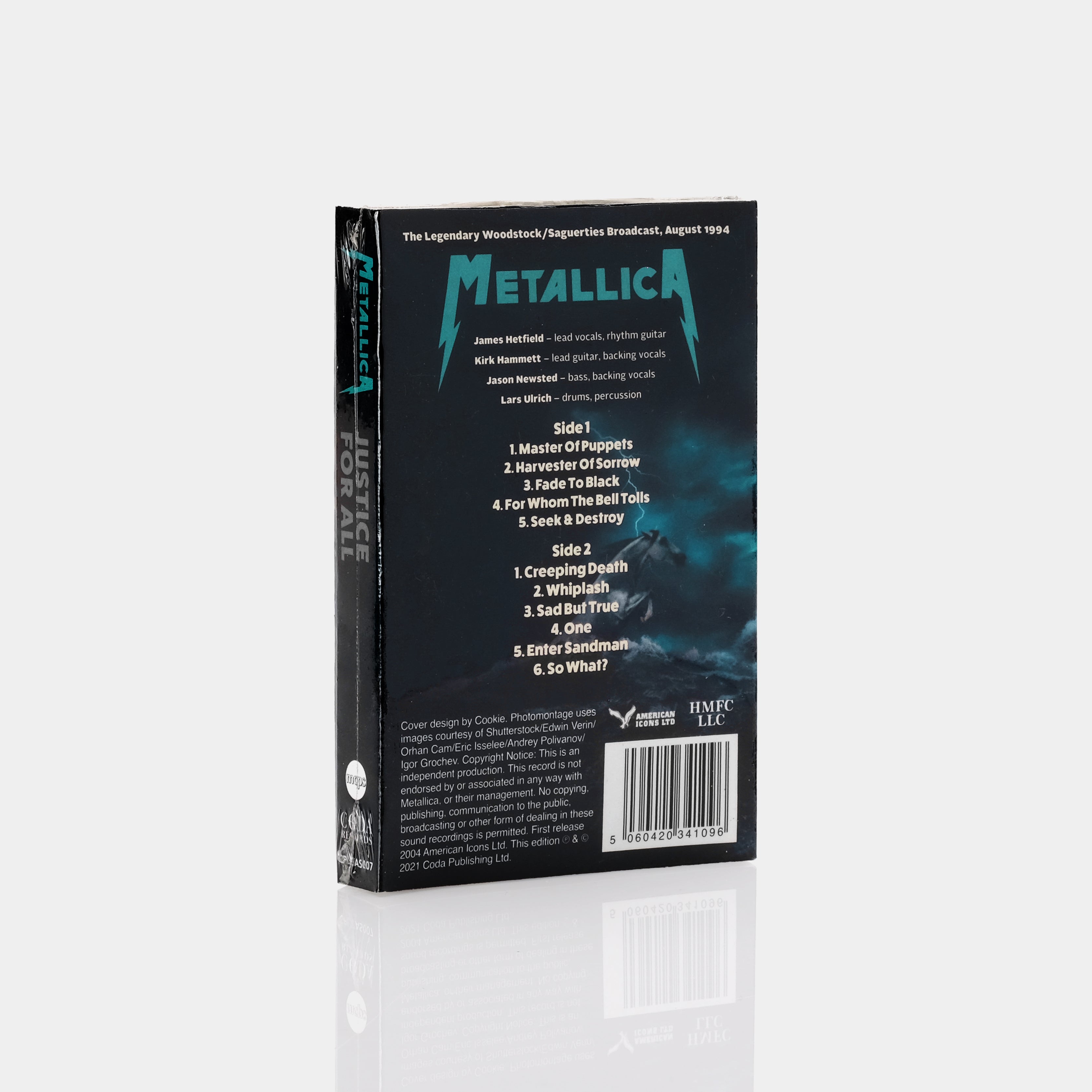 Metallica - Justice For All Cassette Tape