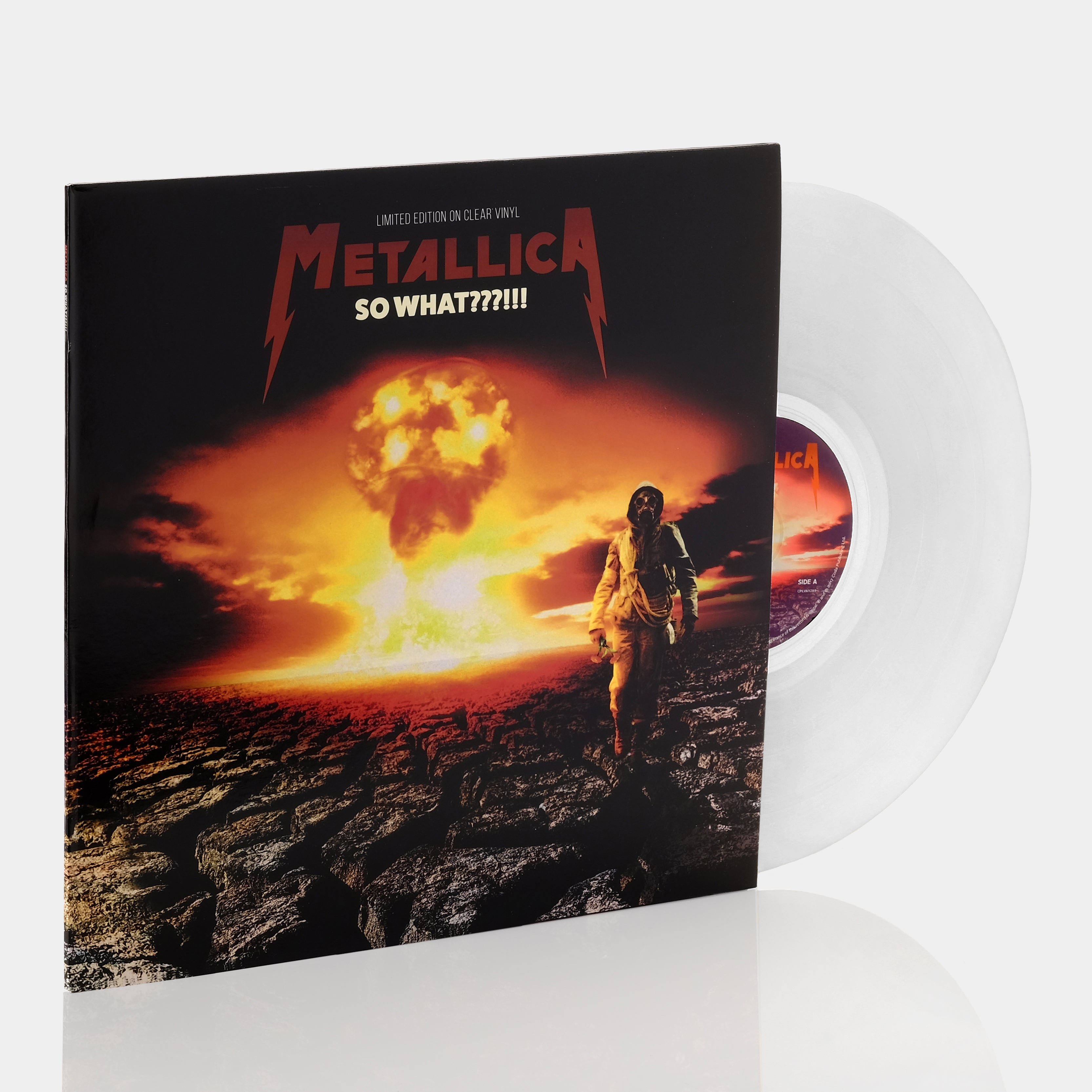 Metallica - So What???!!! LP Clear Vinyl Record