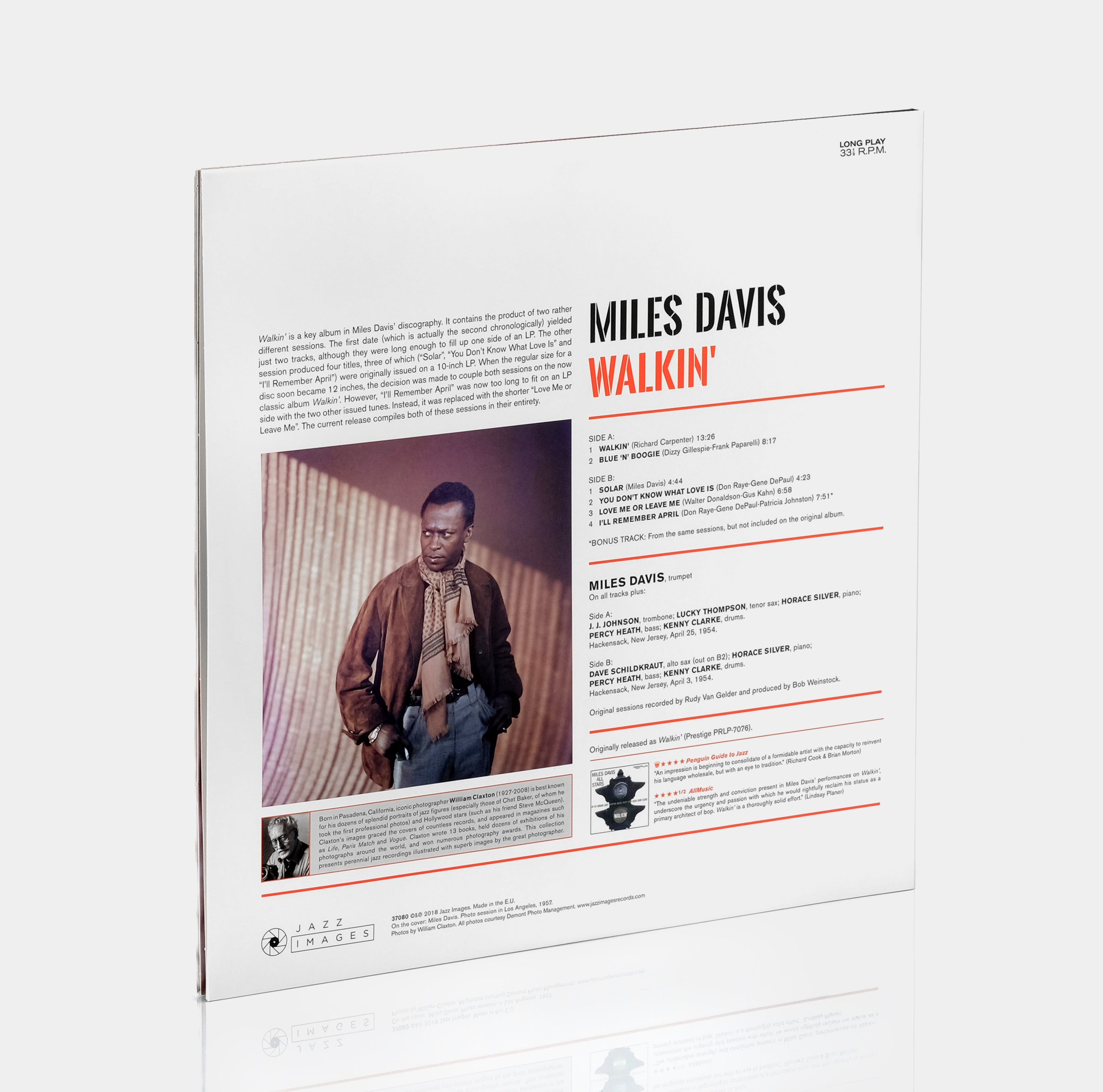 Miles Davis - Walkin' LP Vinyl Record