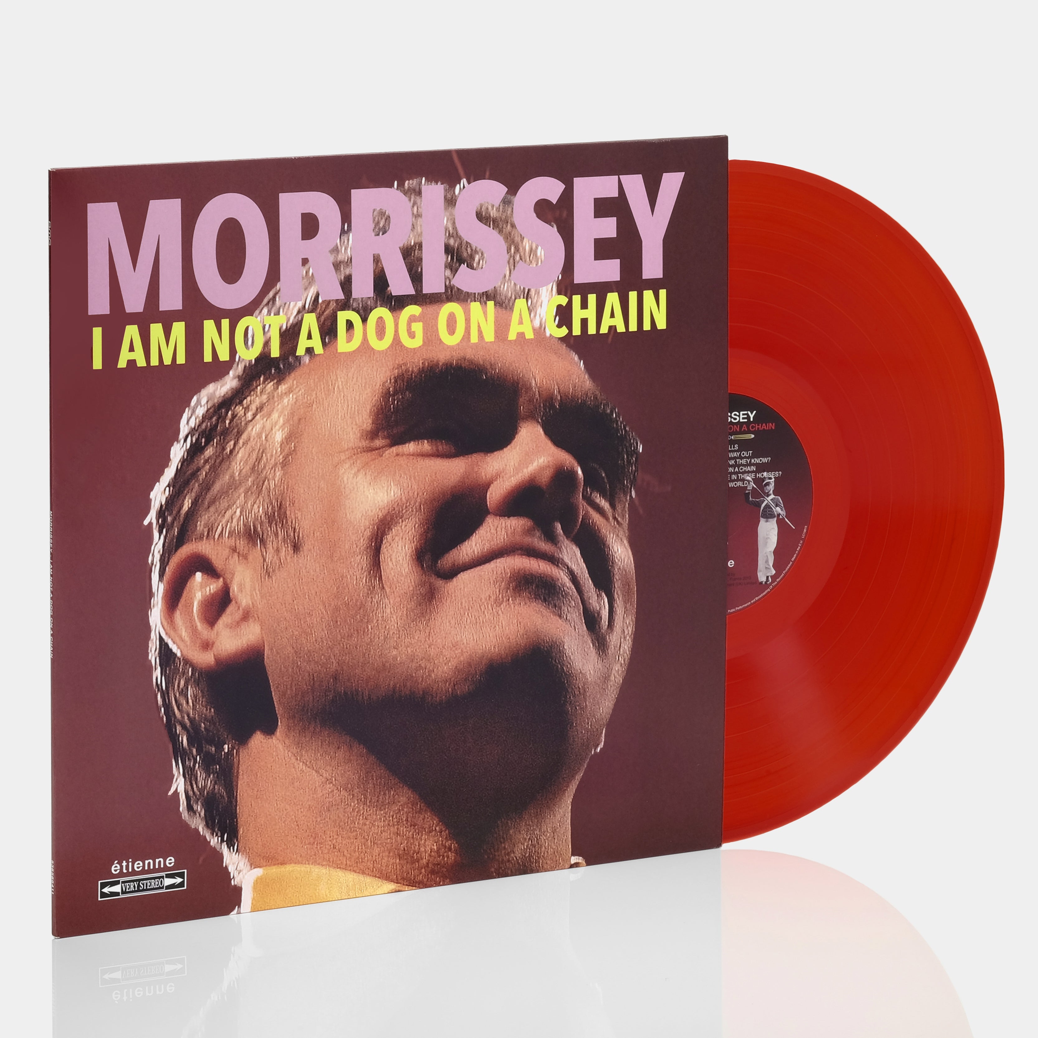 Morrissey - I Am Not a Dog on a Chain LP Red Vinyl Record