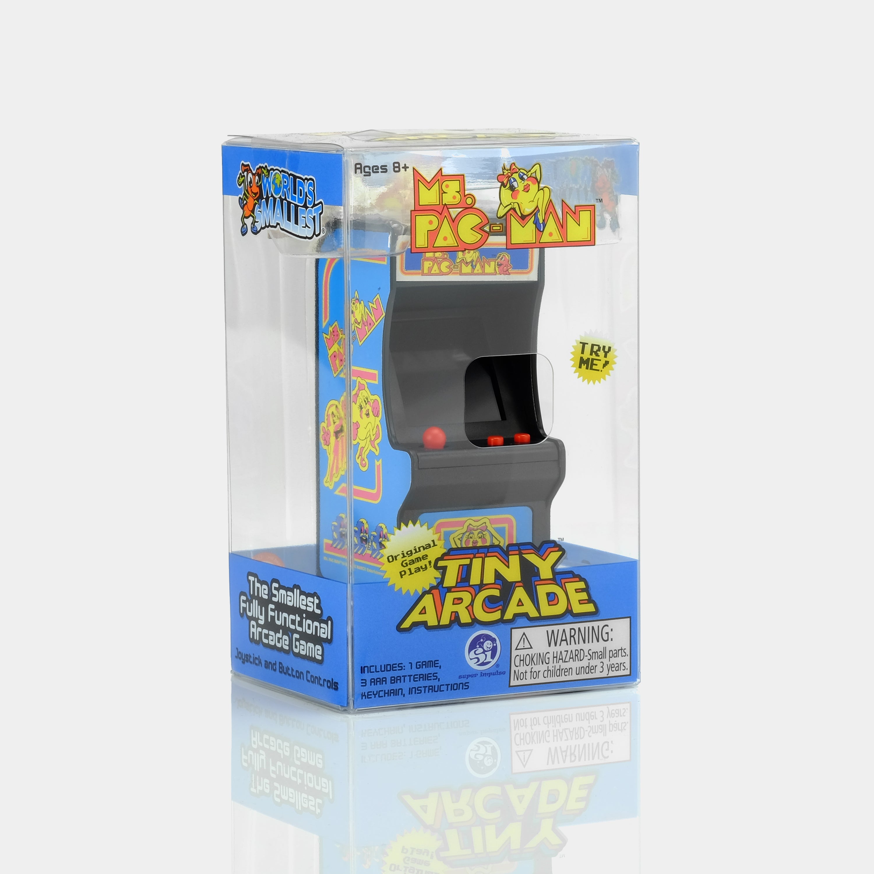 Tiny Arcade Ms. Pac-Man Game Keychain