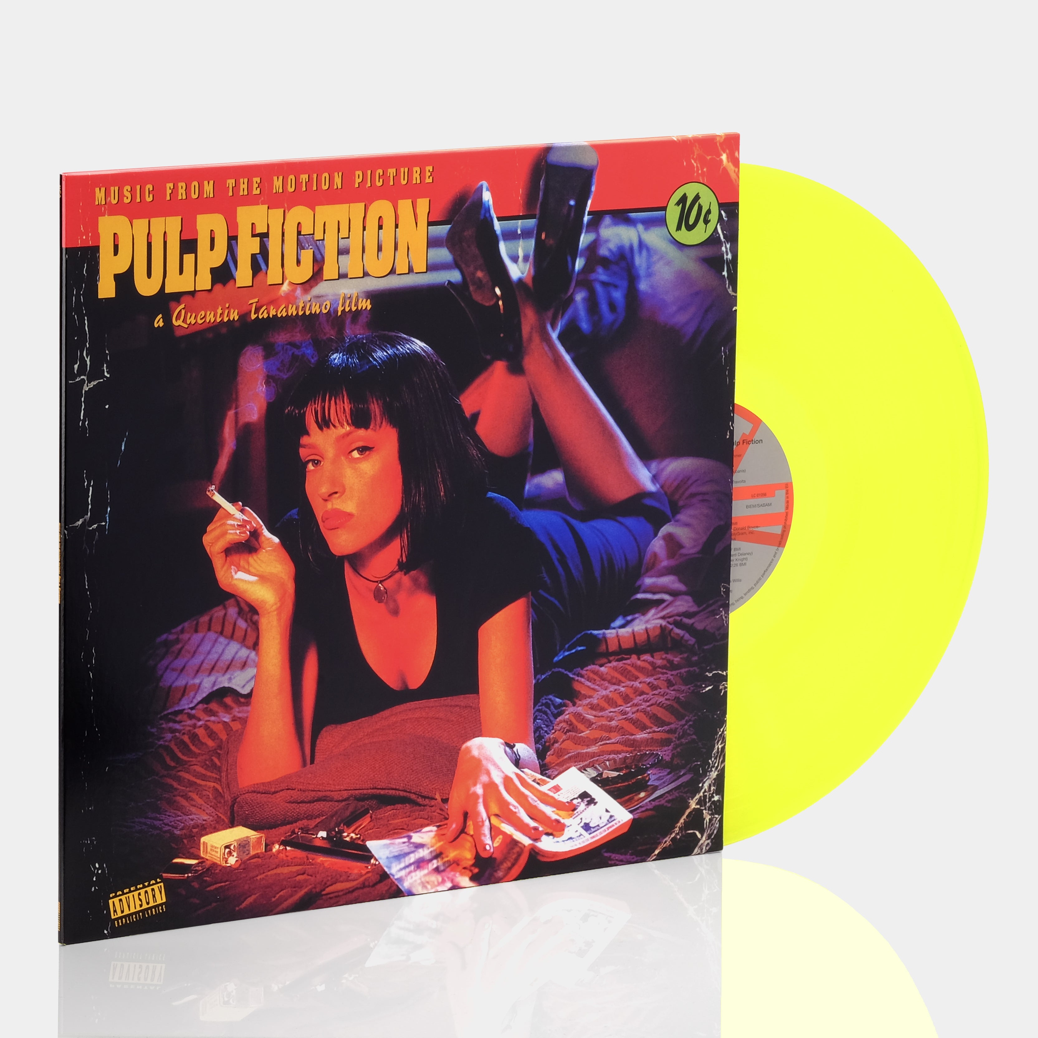 Pulp Fiction (Music From The Motion Picture) LP Translucent Yellow Vinyl Record