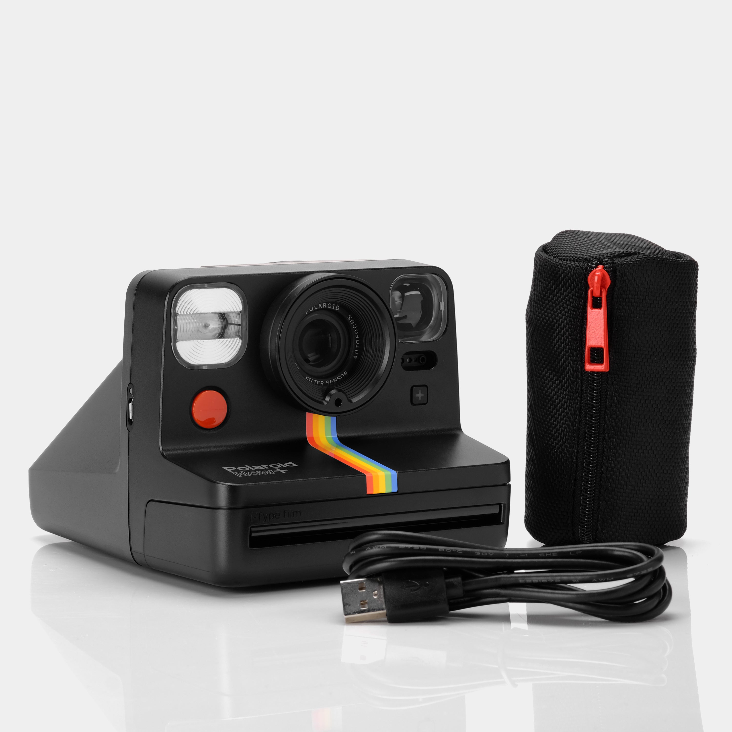Polaroid i-Type Now+ Black Instant Film Camera