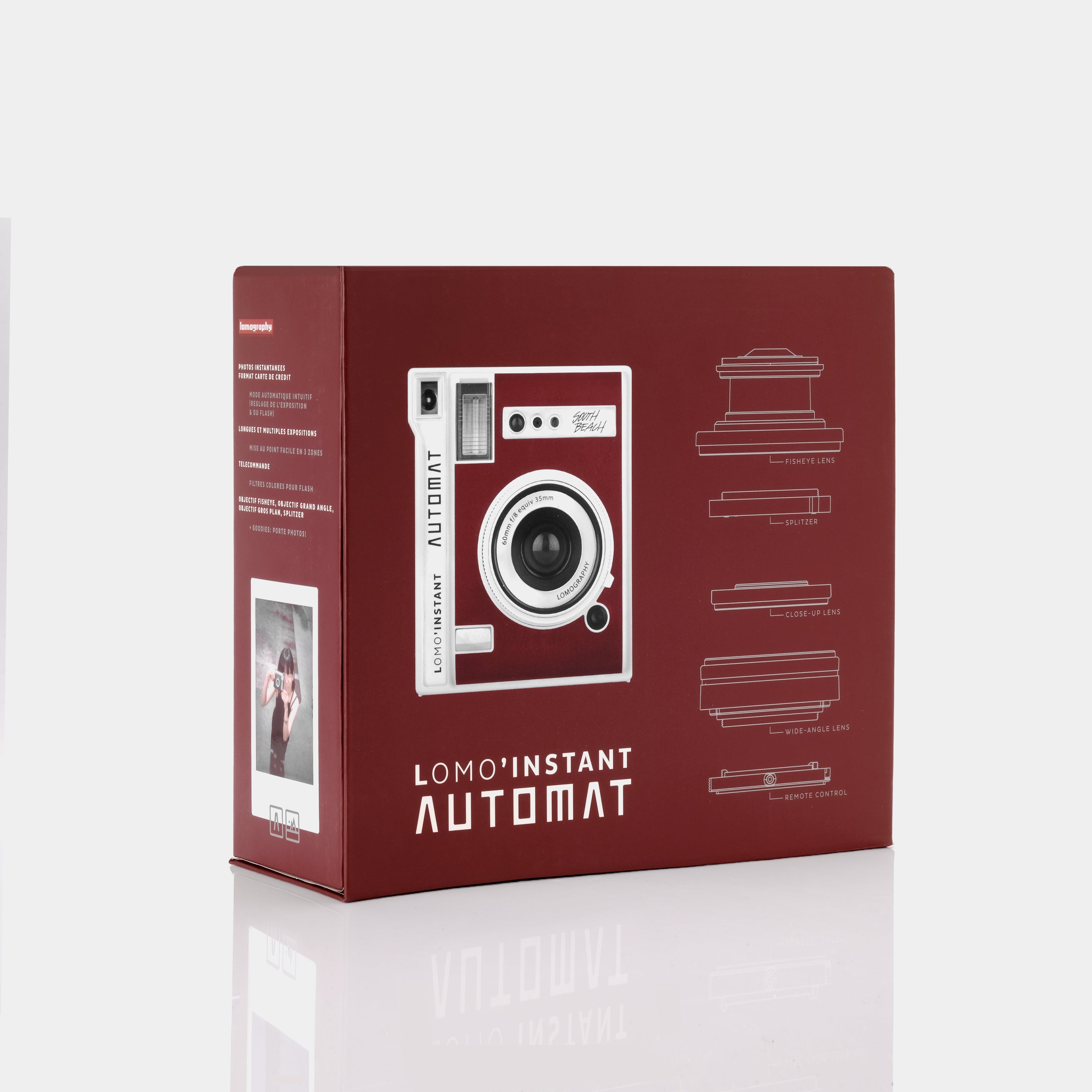 Lomography Lomo'Instant Automat (South Beach Edition) and Lenses Instax Mini Instant Film Camera