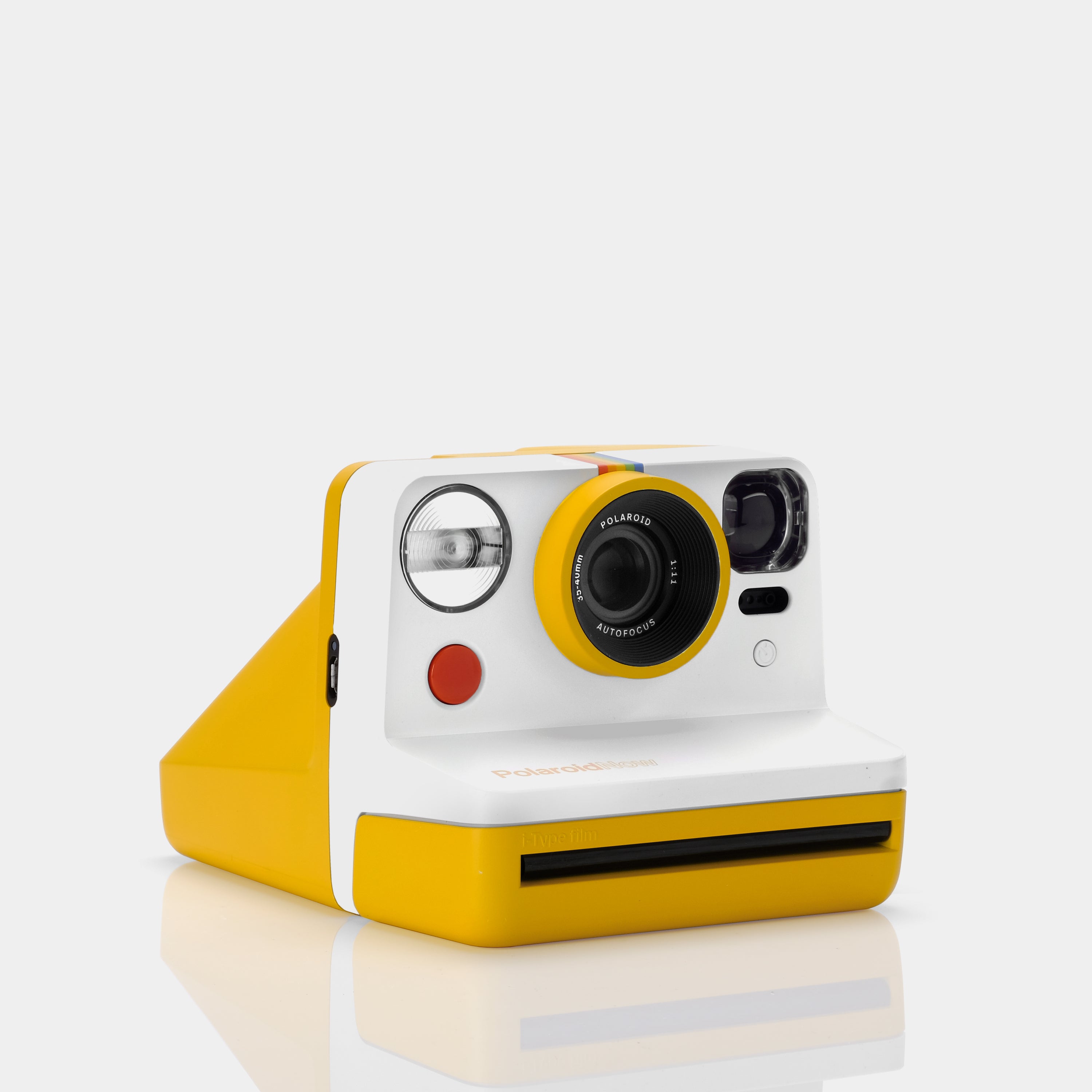 Polaroid i-Type Now White and Yellow Instant Film Camera - Refurbished