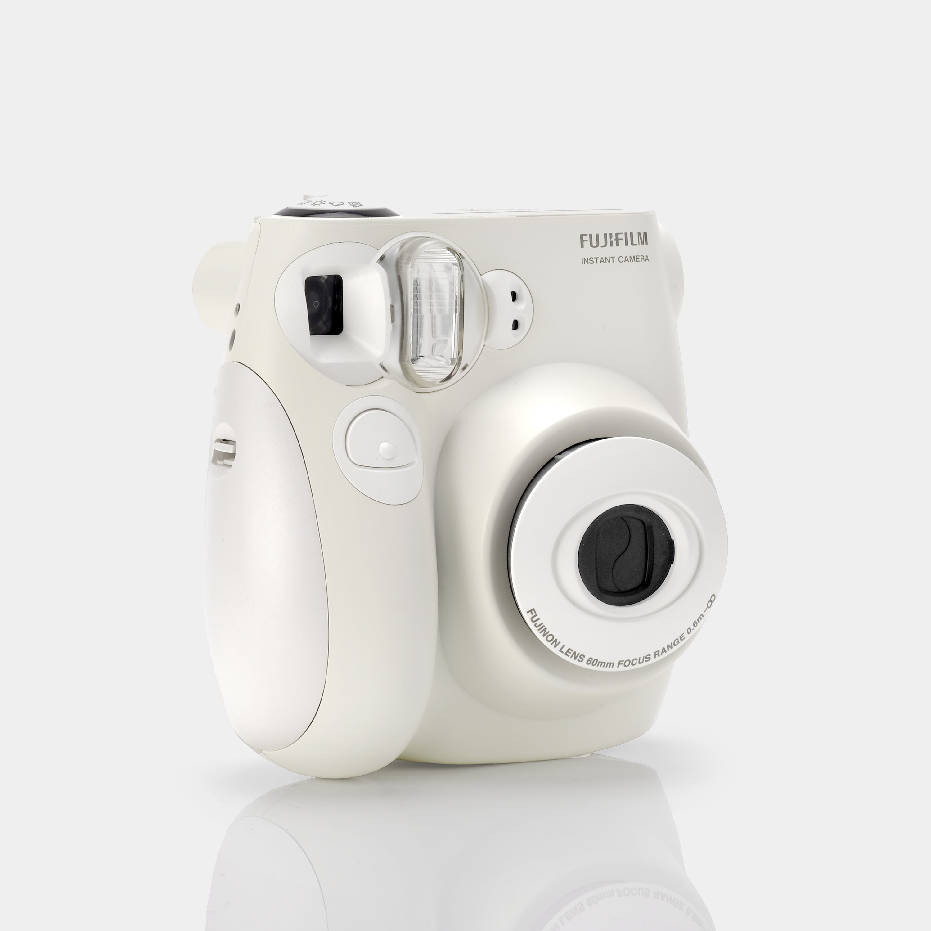 Fujifilm Instax Mini 7S White Instant Film Camera With Blue Bag - Refurbished