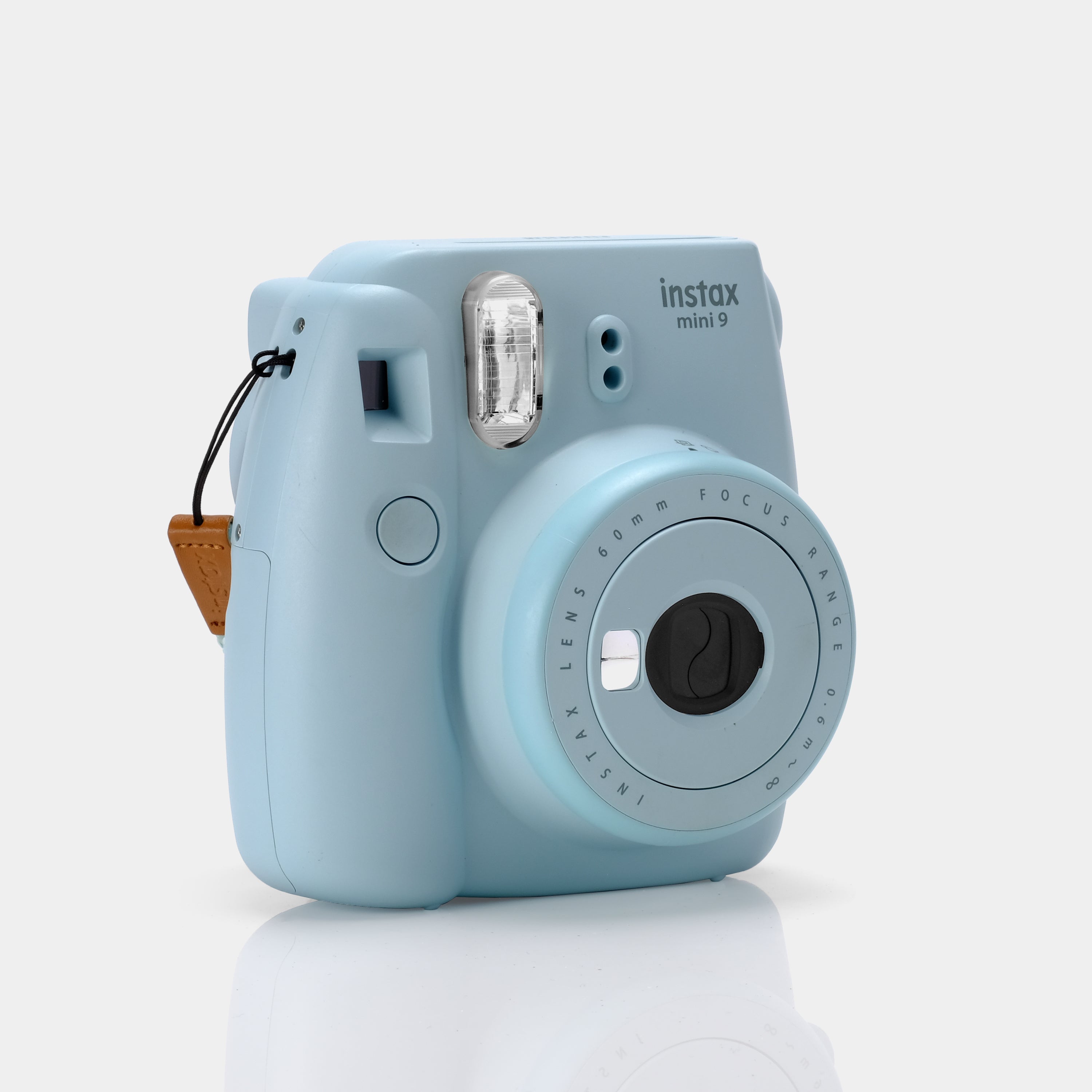 Fujifilm Instax Mini 9 Blue Instant Film Camera With Pink Bag - Refurbished