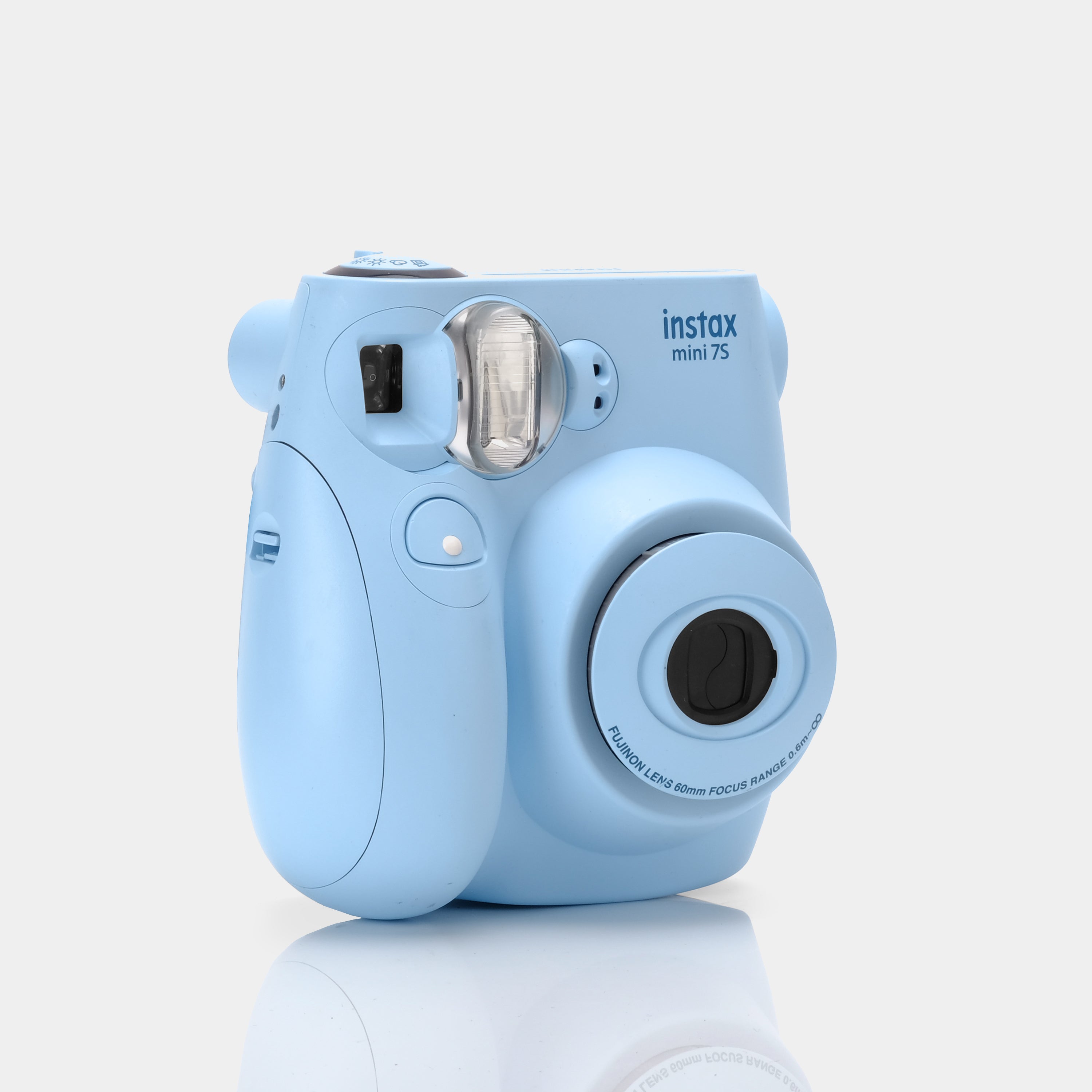 Fujifilm Instax Mini 7S Blue Instant Film Camera With Purple Bag - Refurbished