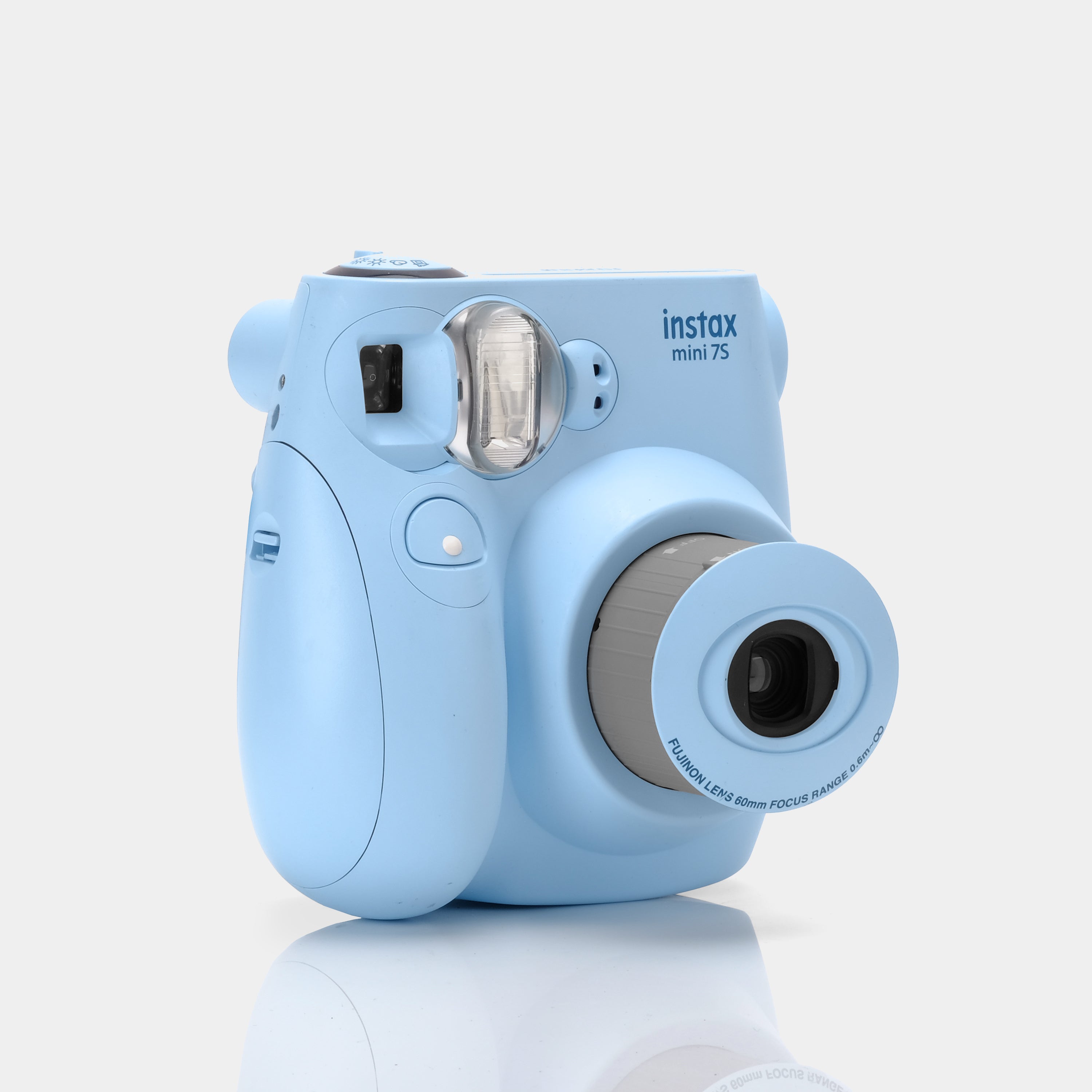 Fujifilm Instax Blue Film Camera With Purple Bag -